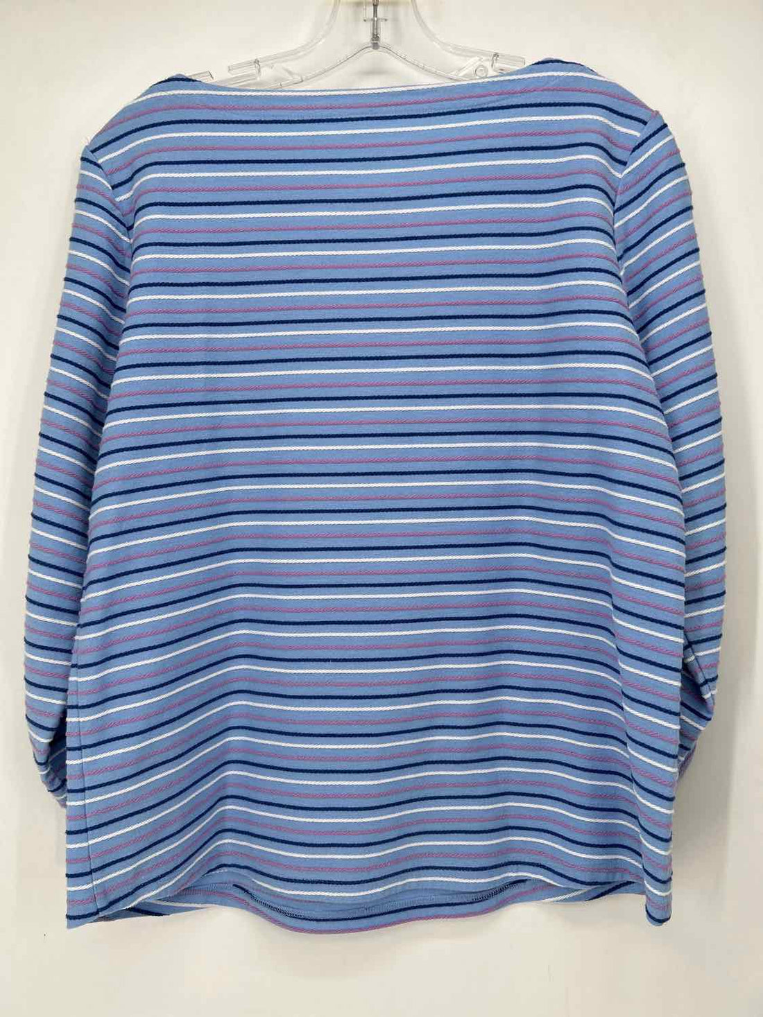 Talbots Size LP Blue Stripe Long Sleeve