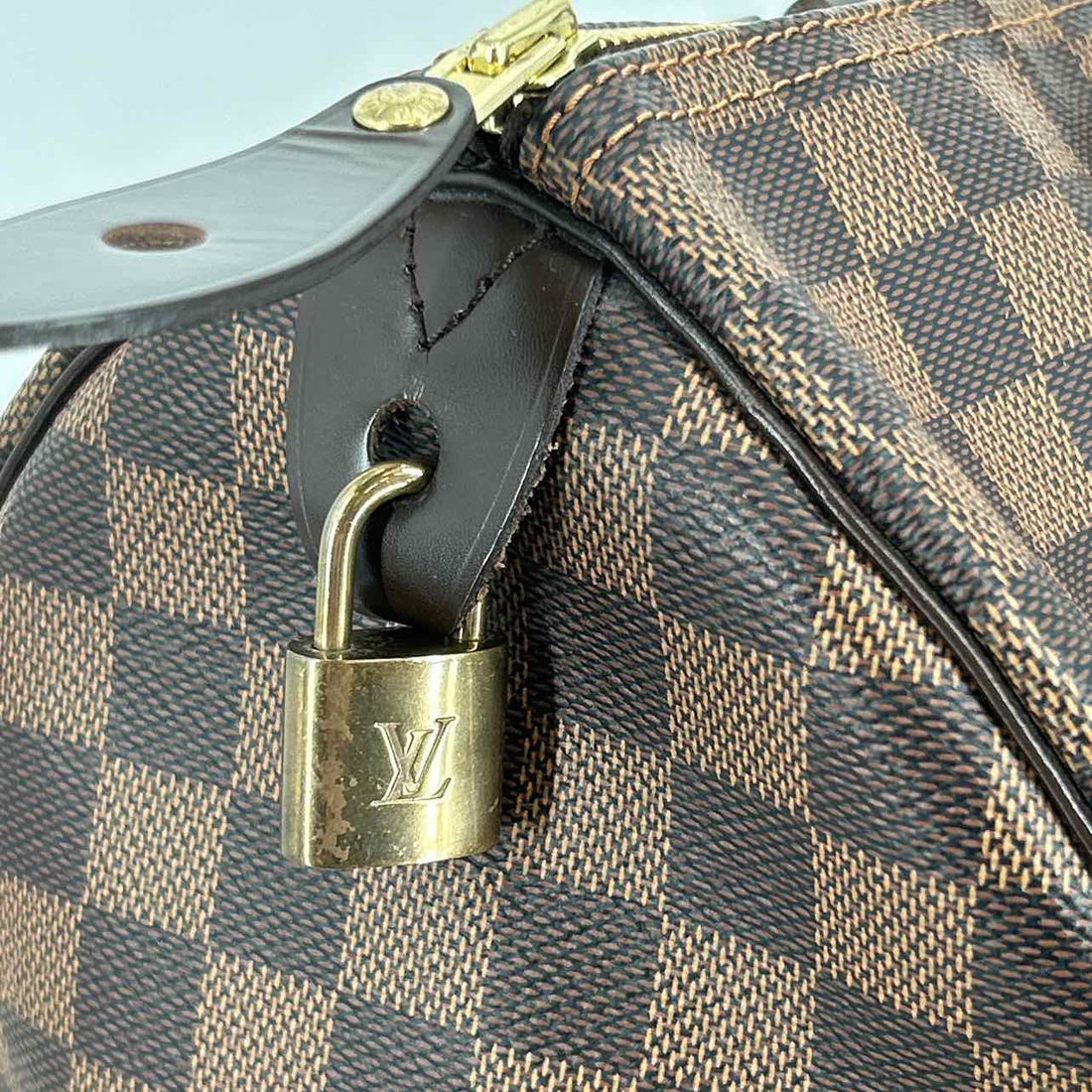 Louis Vuitton Speedy 35 Damier Ebene Coated Canvas Like New LUXURY