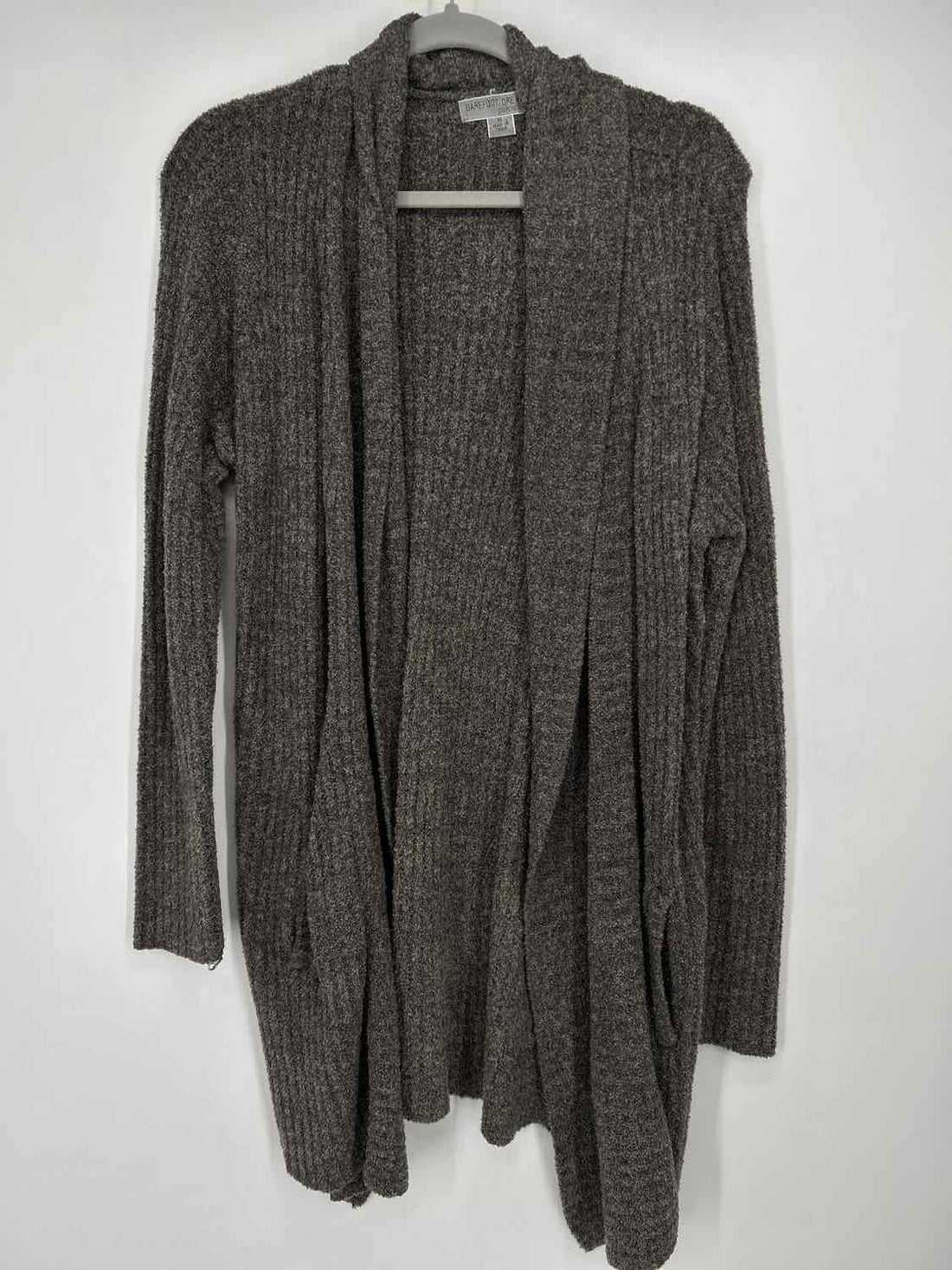 Barefoot Dreams Size XL Heathered Gray Cardigan