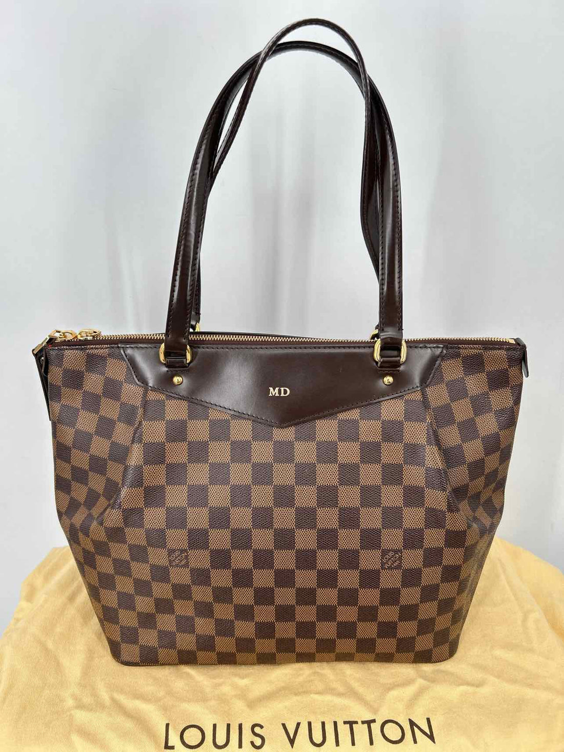 Louis Vuitton Damier Ebene Coated Canvas Pre Owned LUXURY