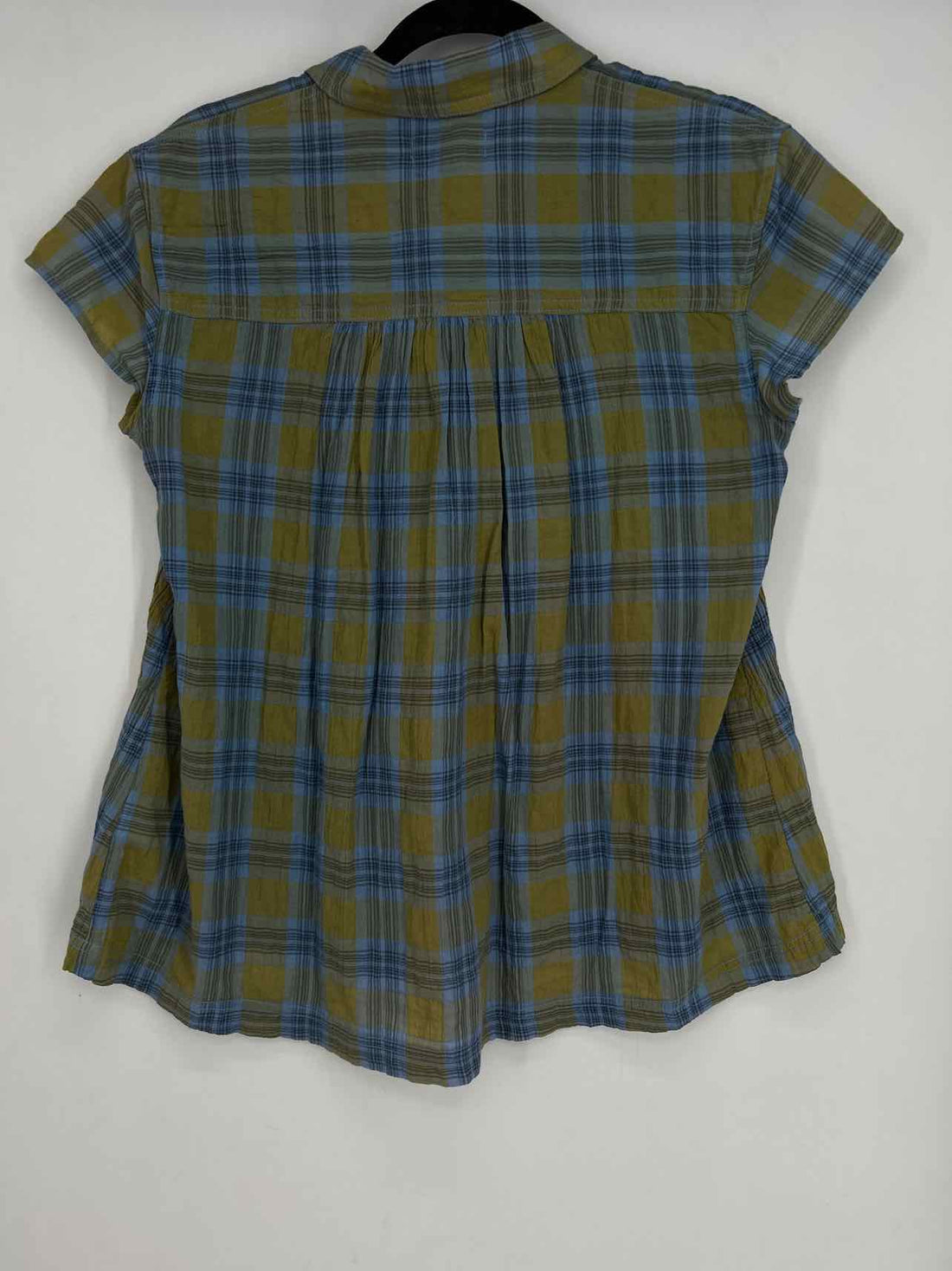 Pilcro Size XS Green & Blue Short Sleeve