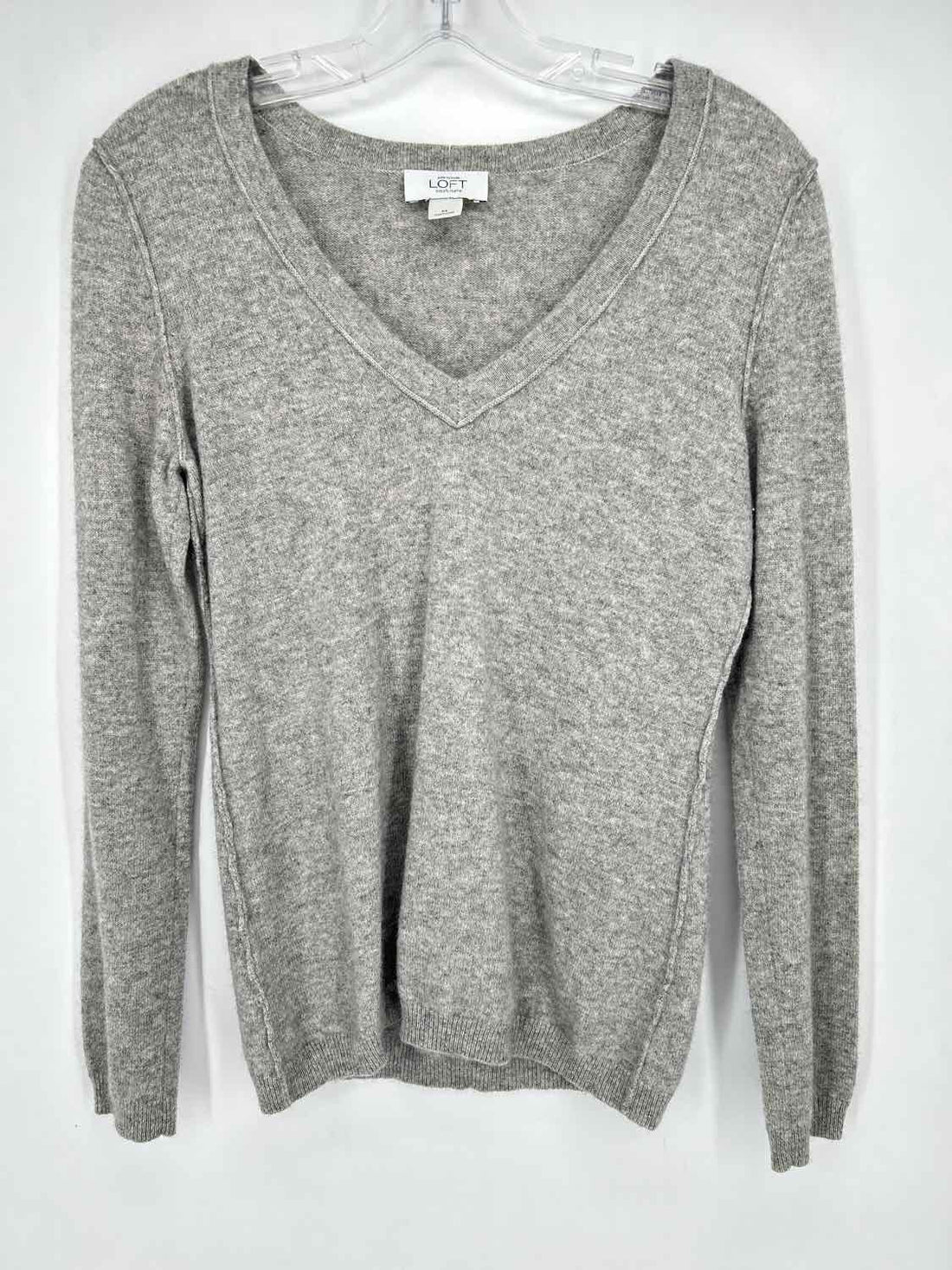 Loft Size M Light Gray Cashmere Vintage Sweater