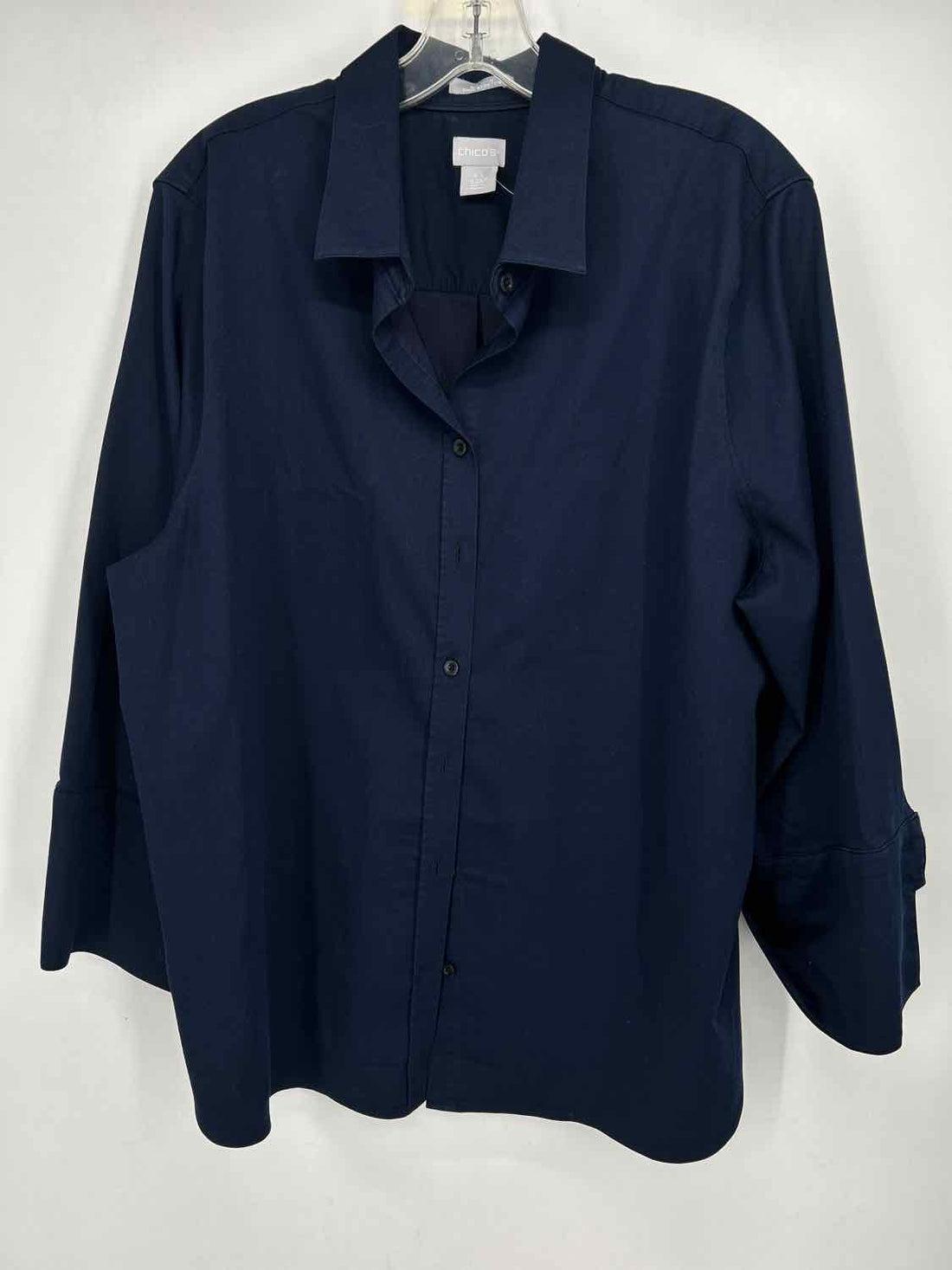 Chicos Size 3.5(XL) Navy Long Sleeve