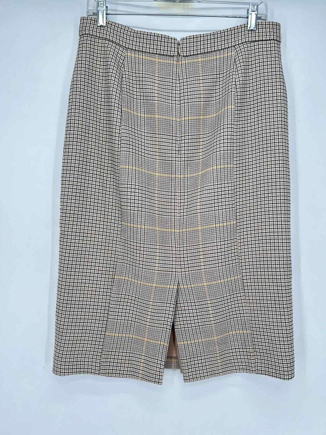 Ann Taylor Size 10 Tan Houndstooth Skirts