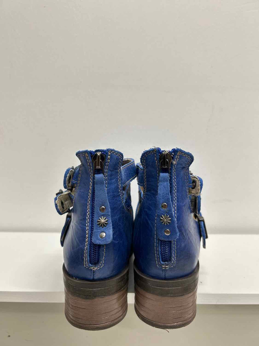 Dromedaris Women Size 37 (6.5-7) Cobalt Blue New In Box Ankle Boot