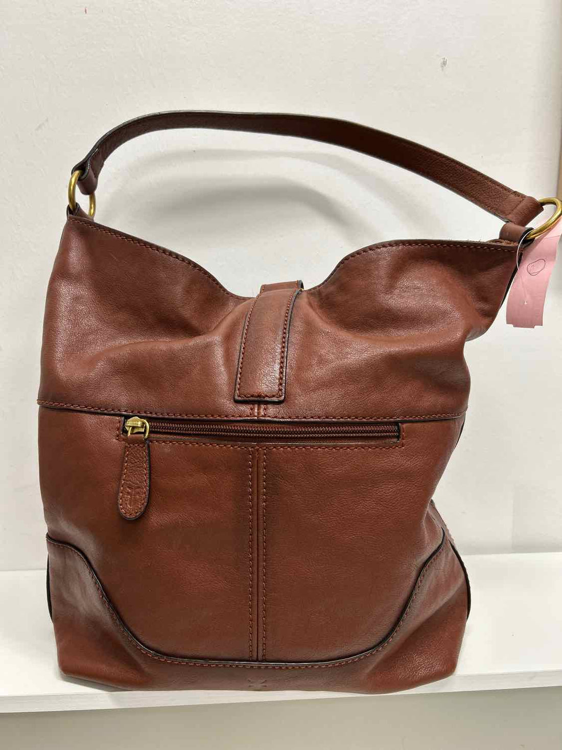 Frye Brown Leather Pre Owned Hobo