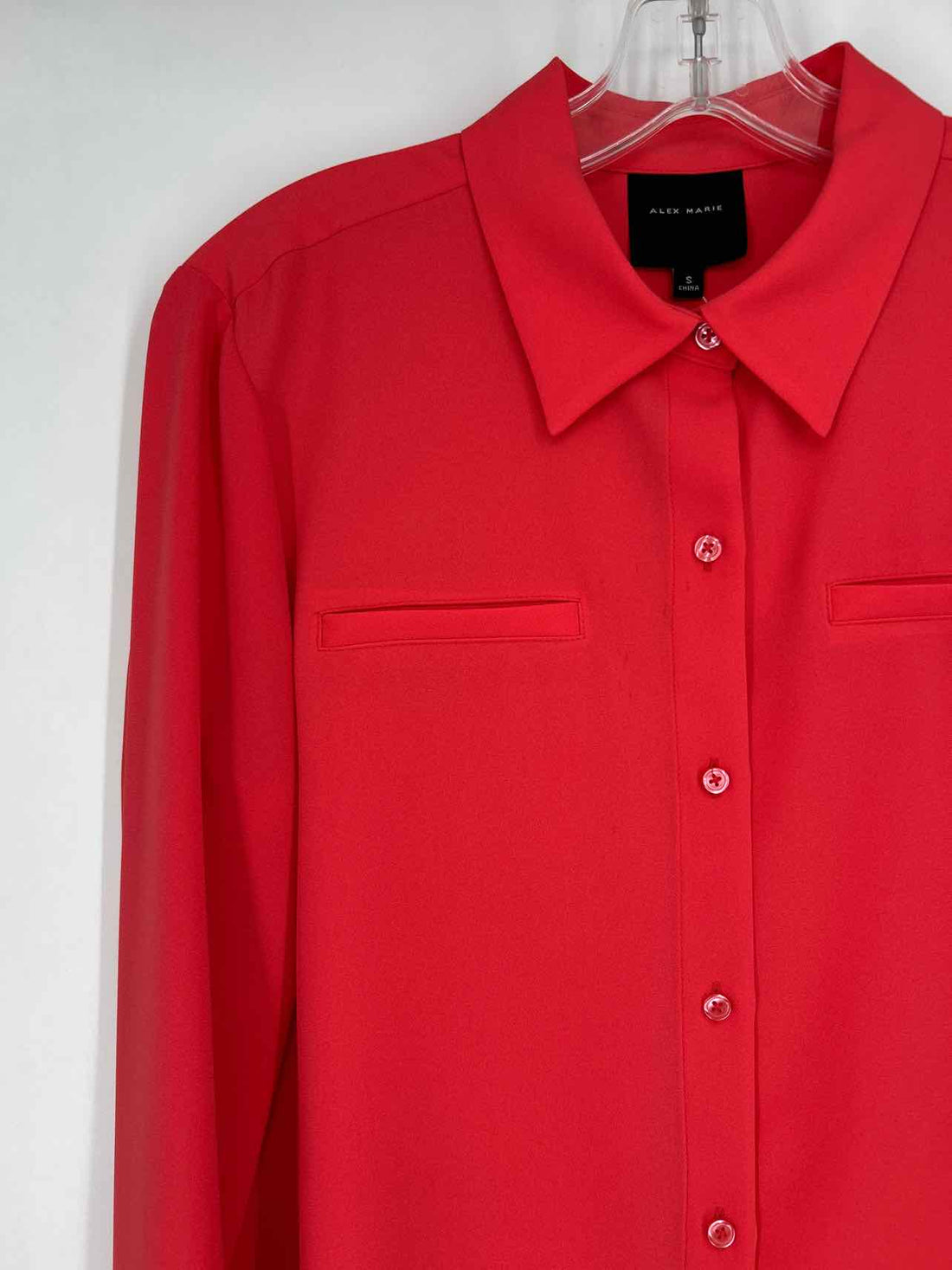 Alex Marie Size S Red Long Sleeve