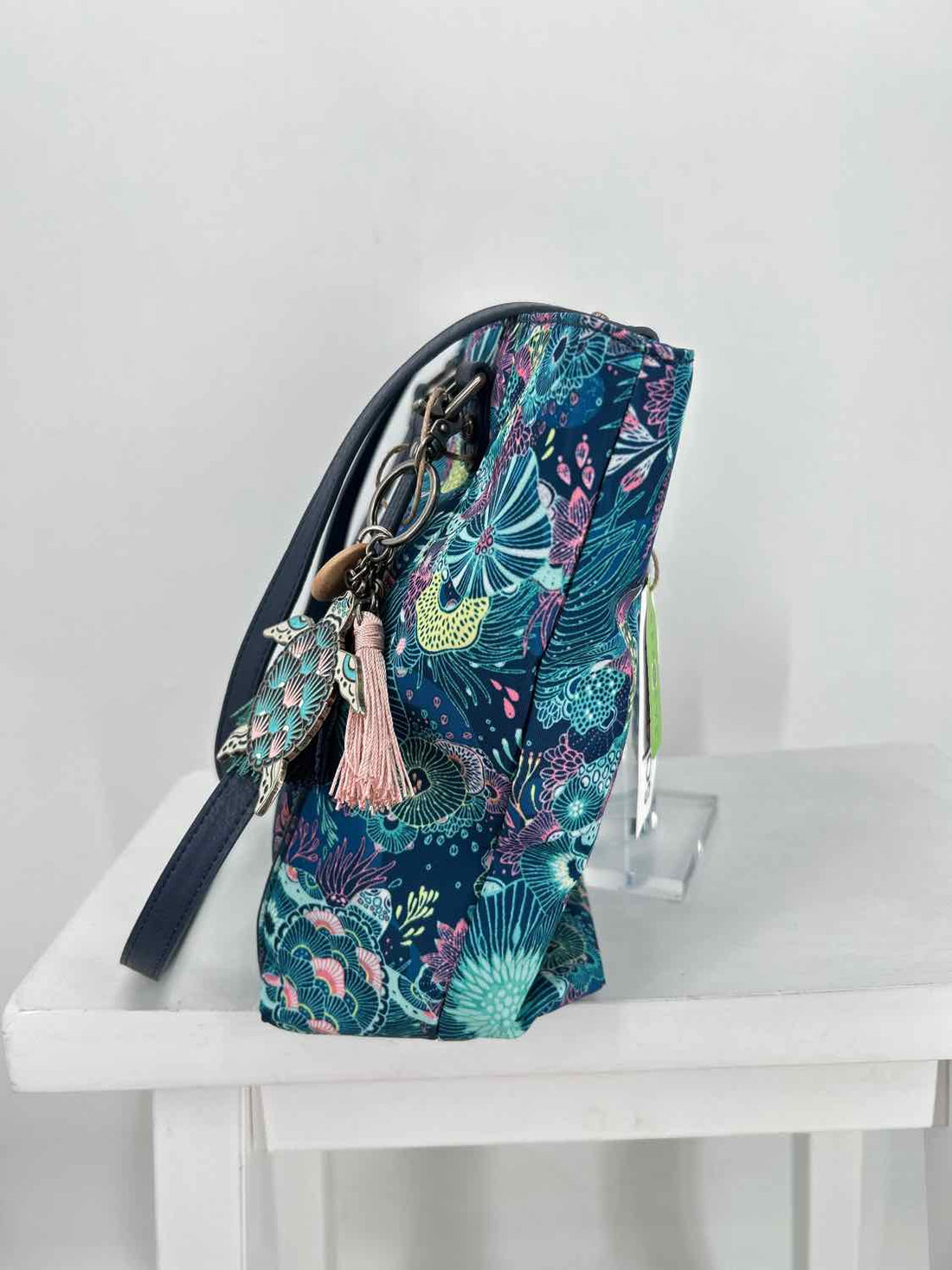 The Sak Aqua Turtle Tote NWT