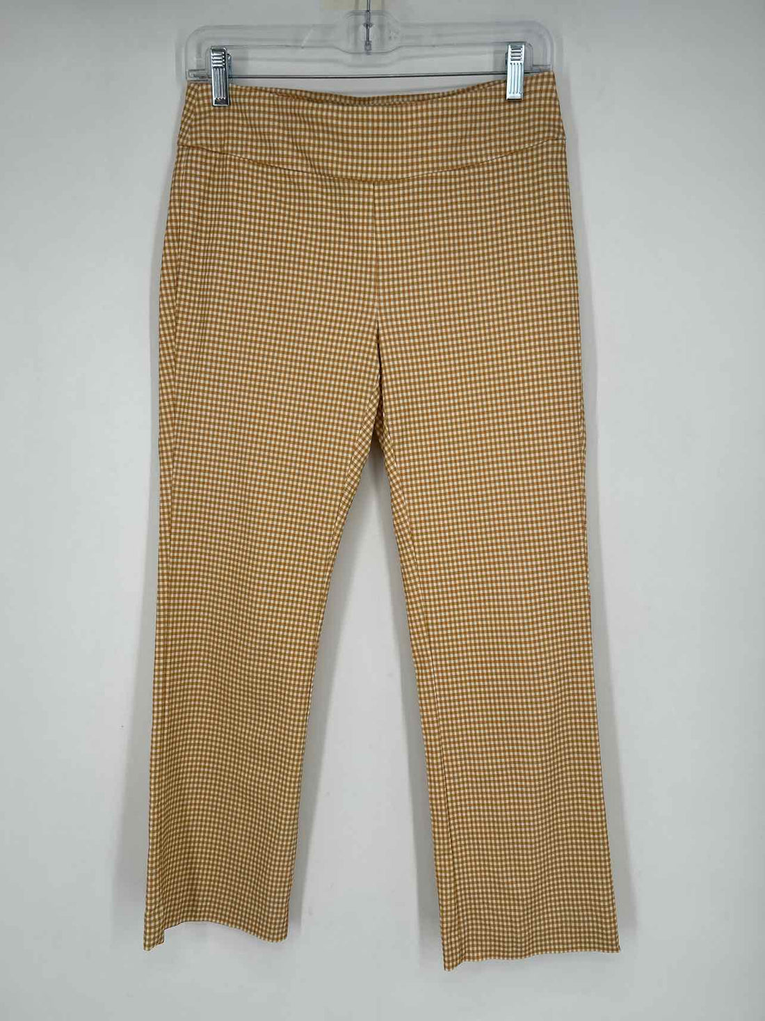 J McLaughlin Size 4 Mustard & White Pants