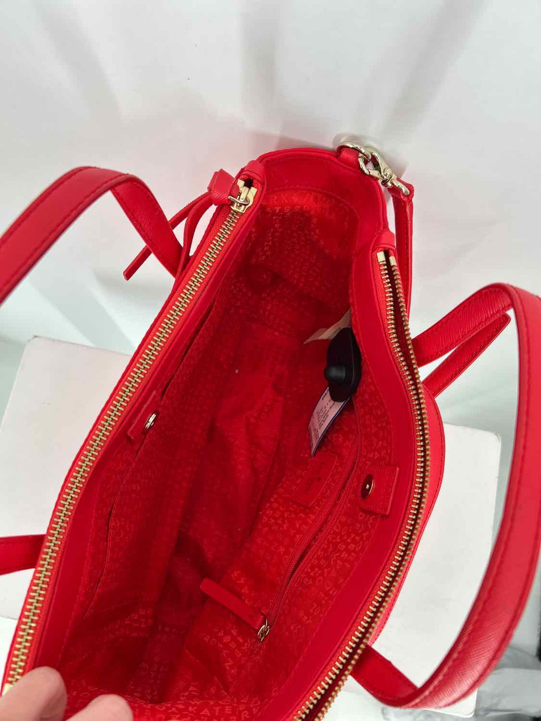 Kate Spade Red Nylon Satchel
