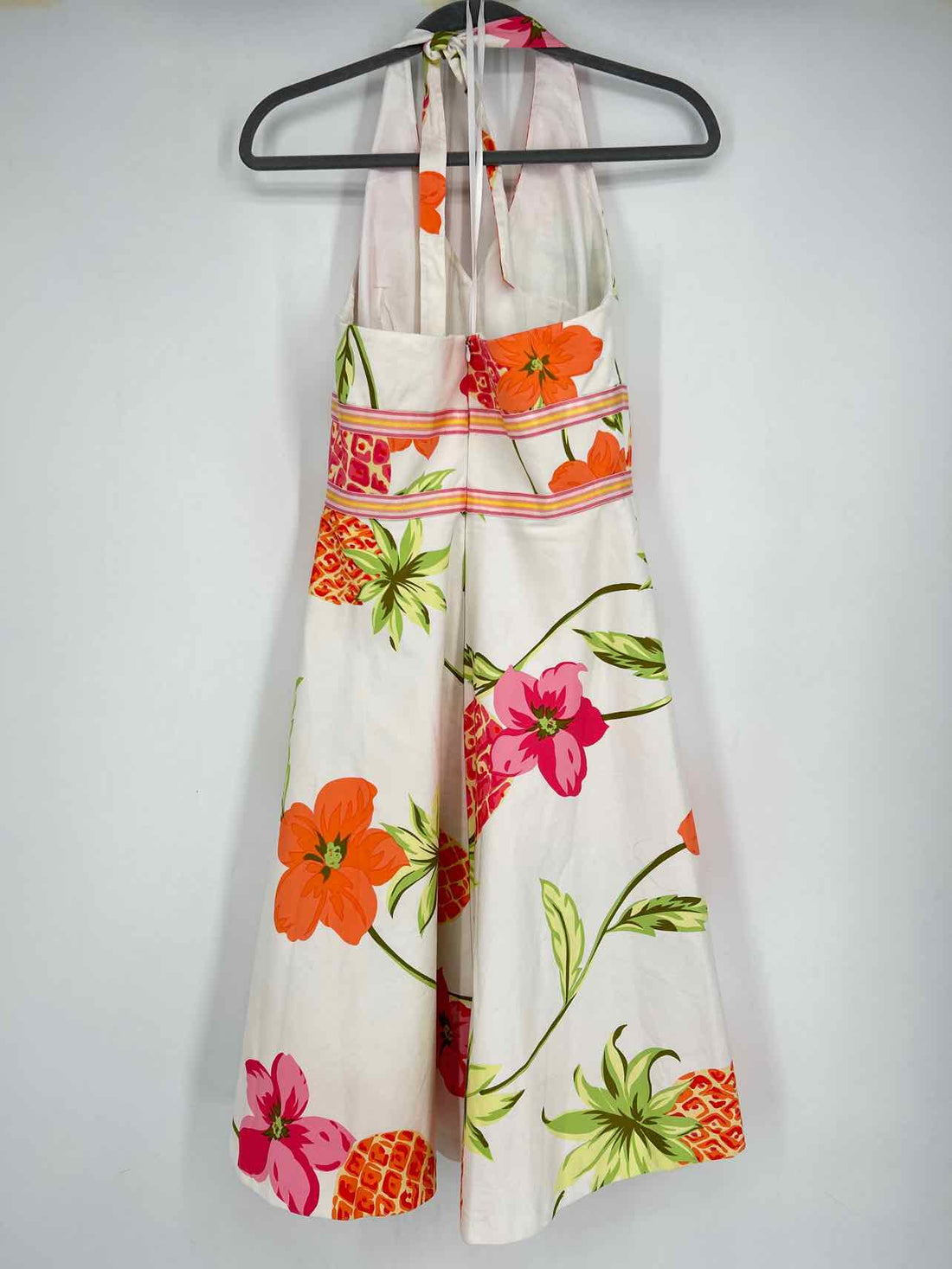 Donna Ricco Size 8 White Floral Dress