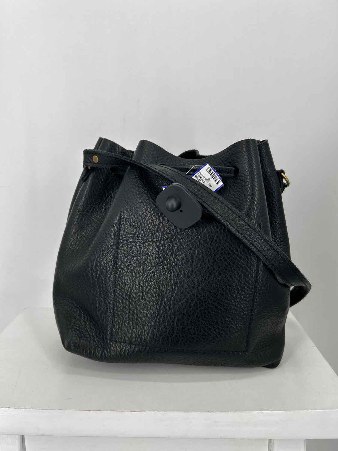 Portland Leather Goods Black Pebbled Leather Crossbody