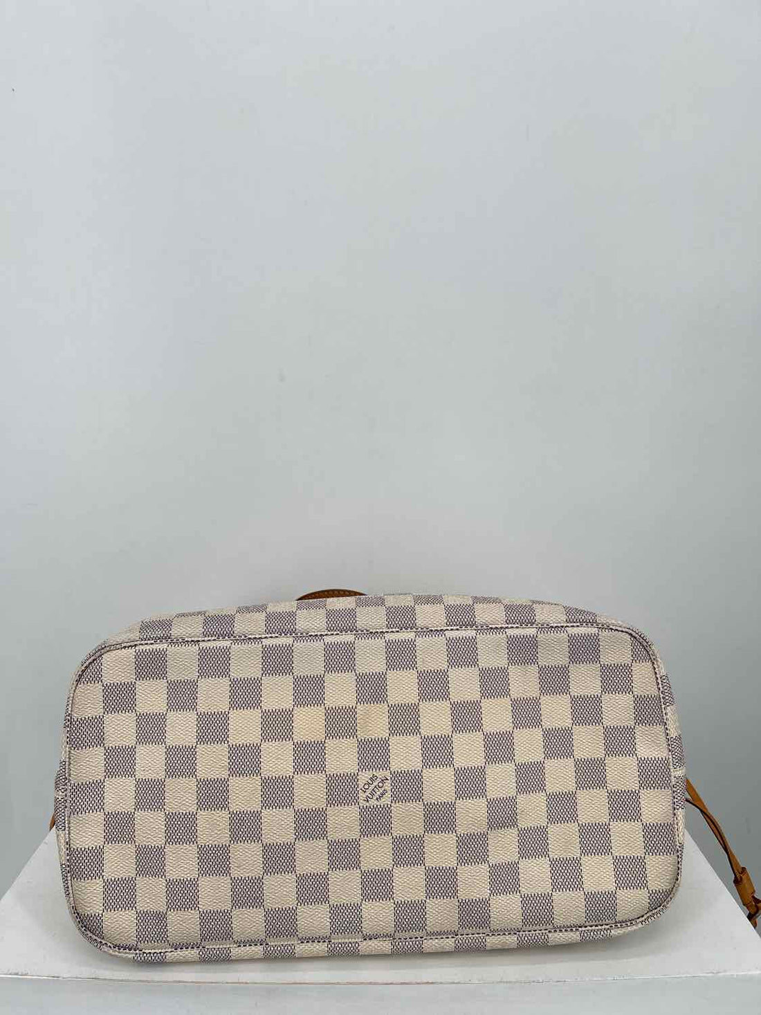 Louis Vuitton Neverfull MM Azur Damier Coated Canvas Tote