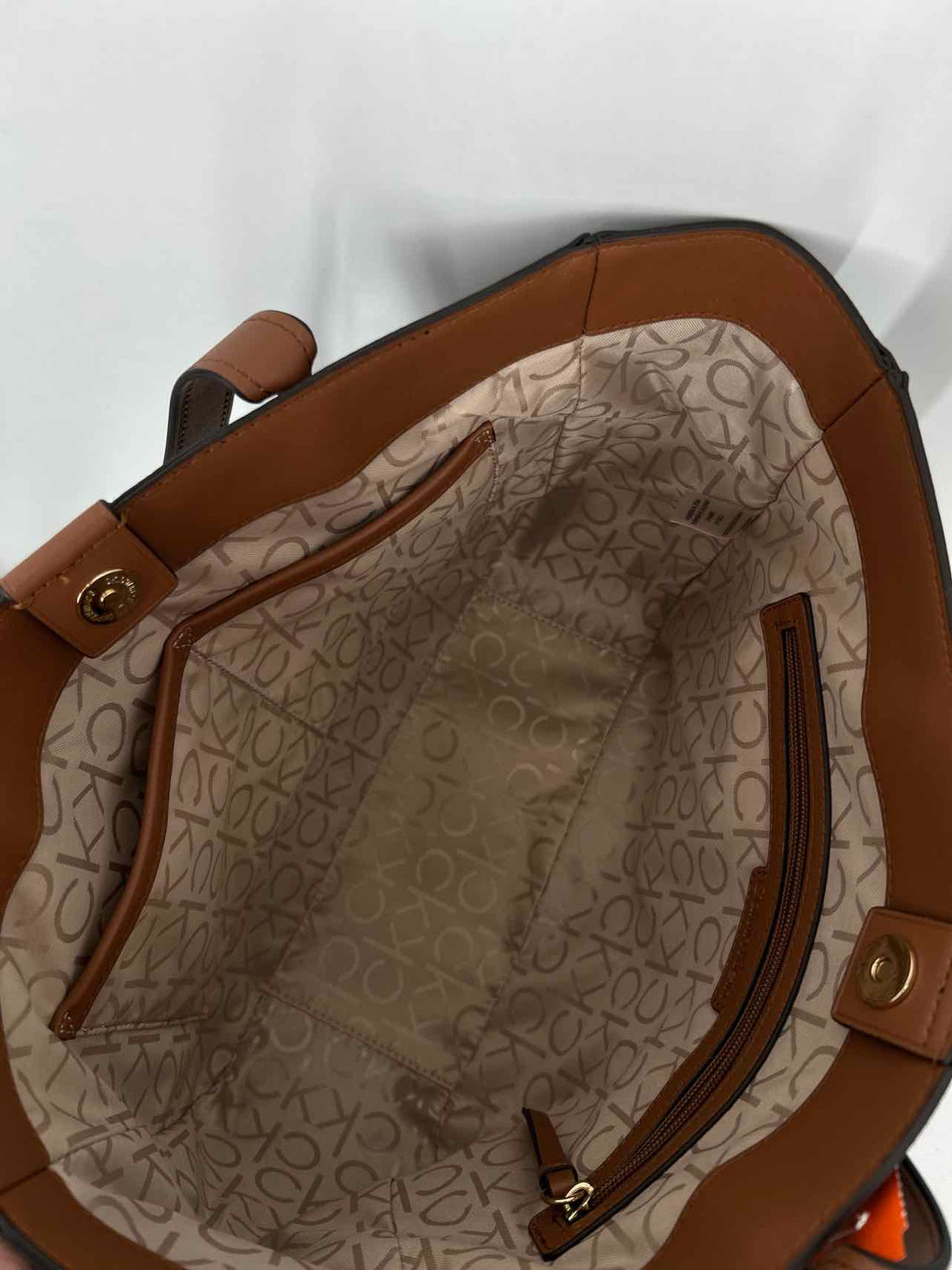 Calvin Klein Black & Brown Signature Tote