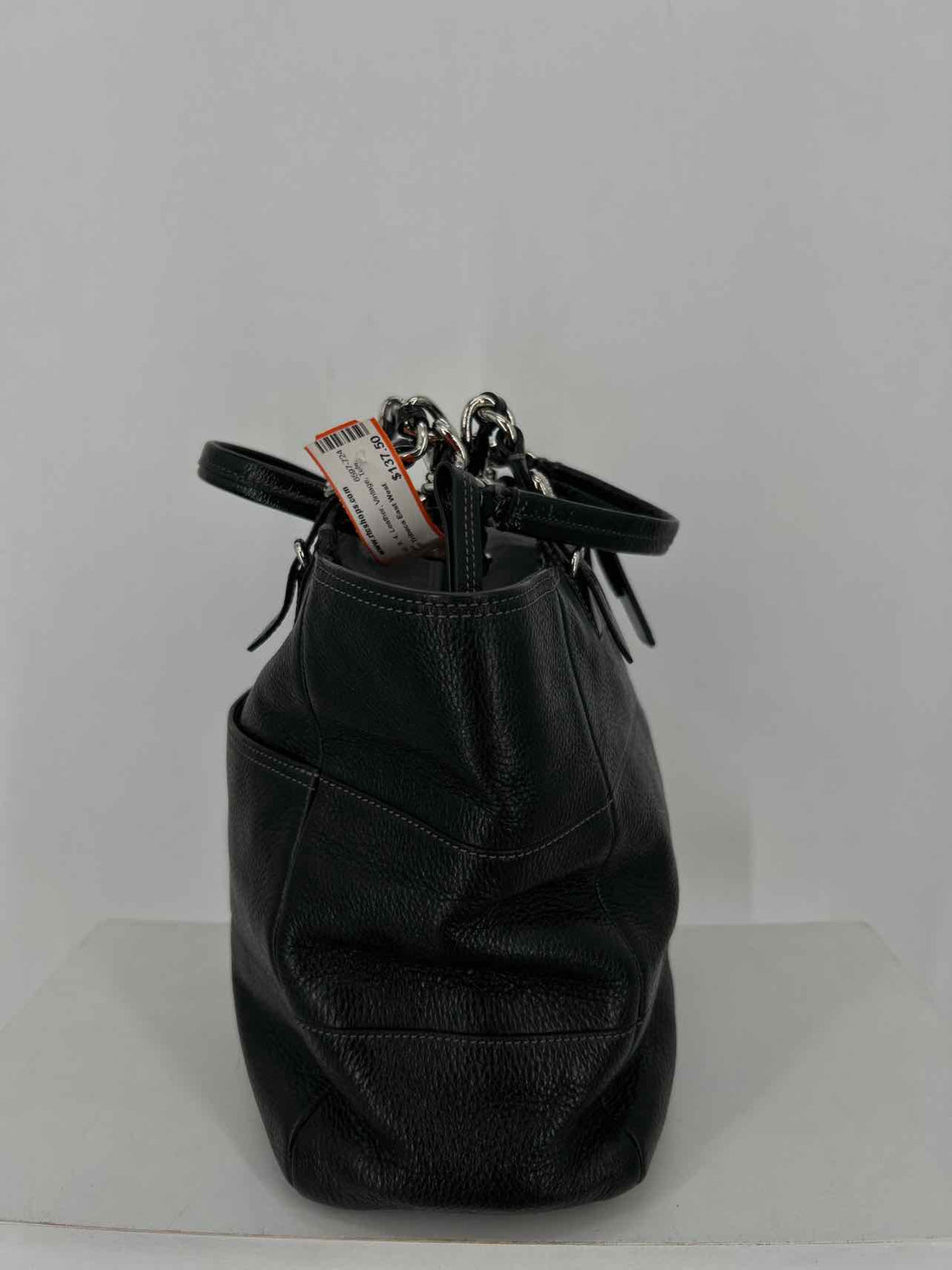 Coach Black Leather Vintage Tote