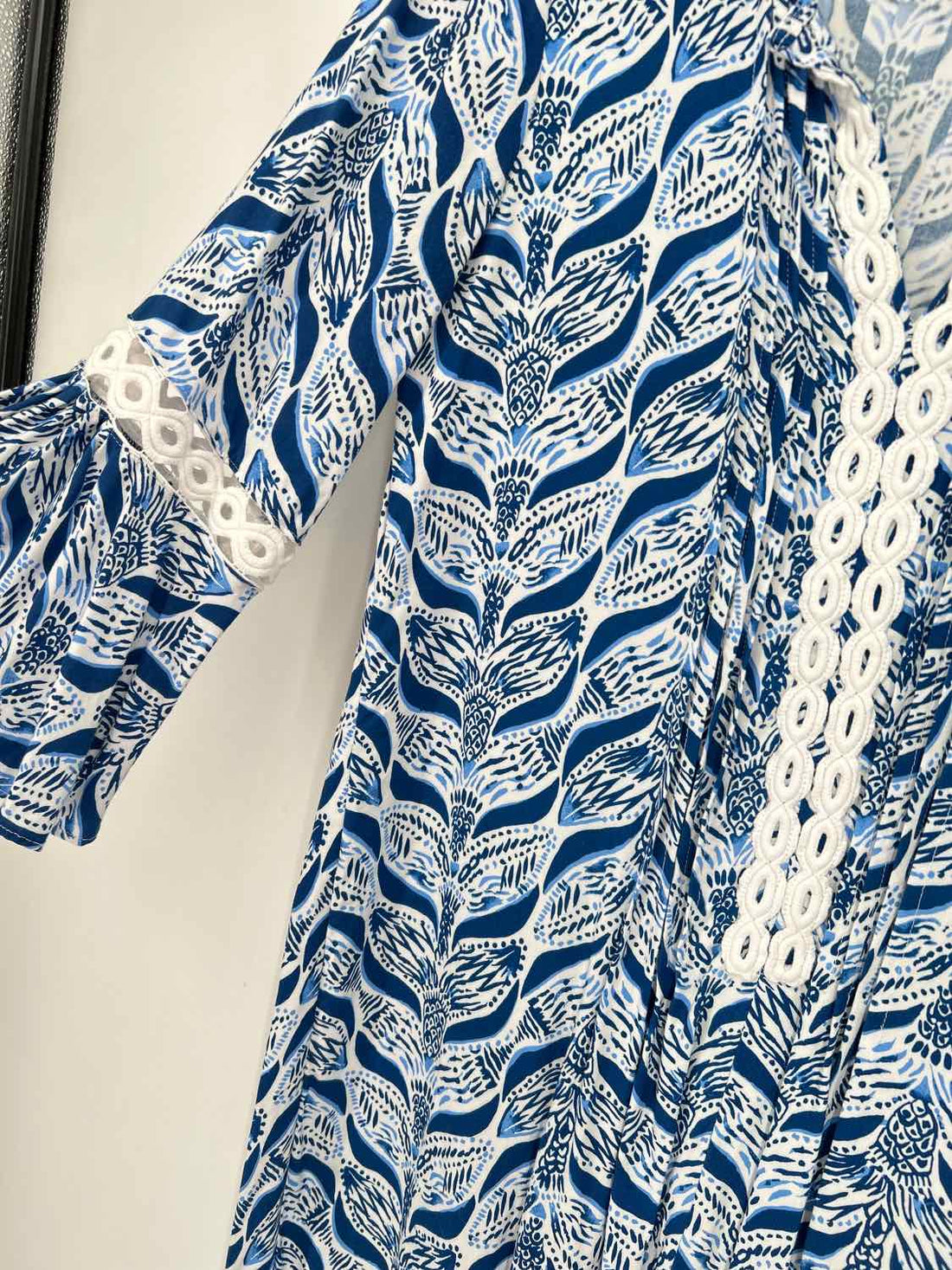Lilly Pulitzer Size S Blue & White Print Dress