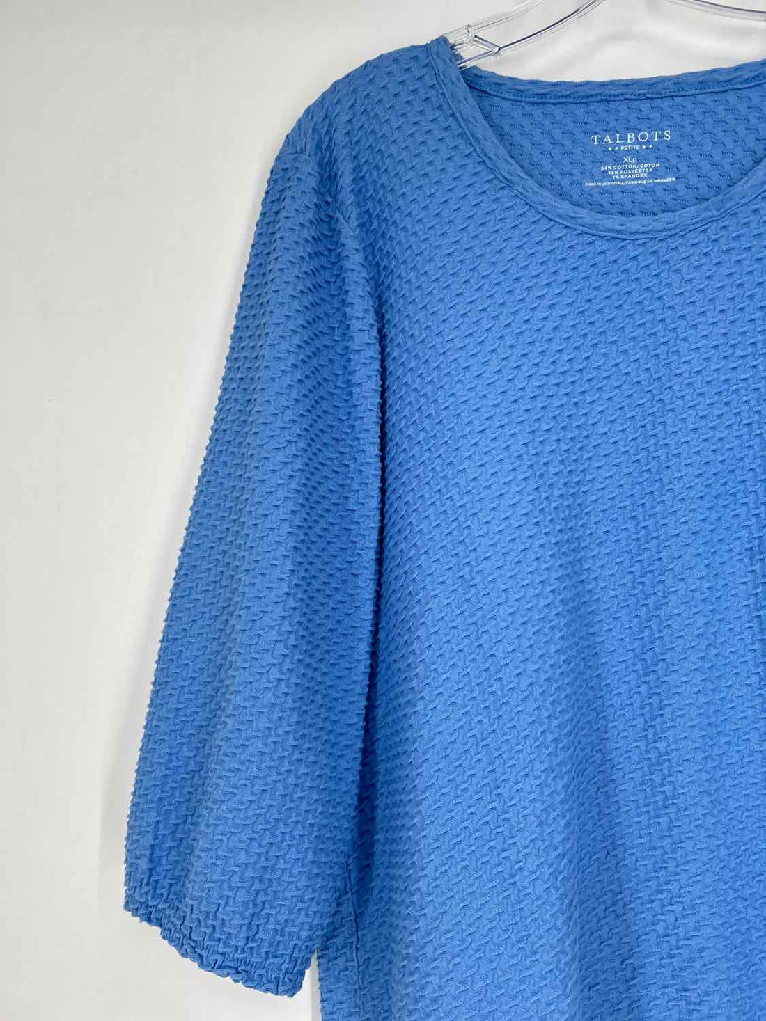Talbots Size XLP Blue Long Sleeve