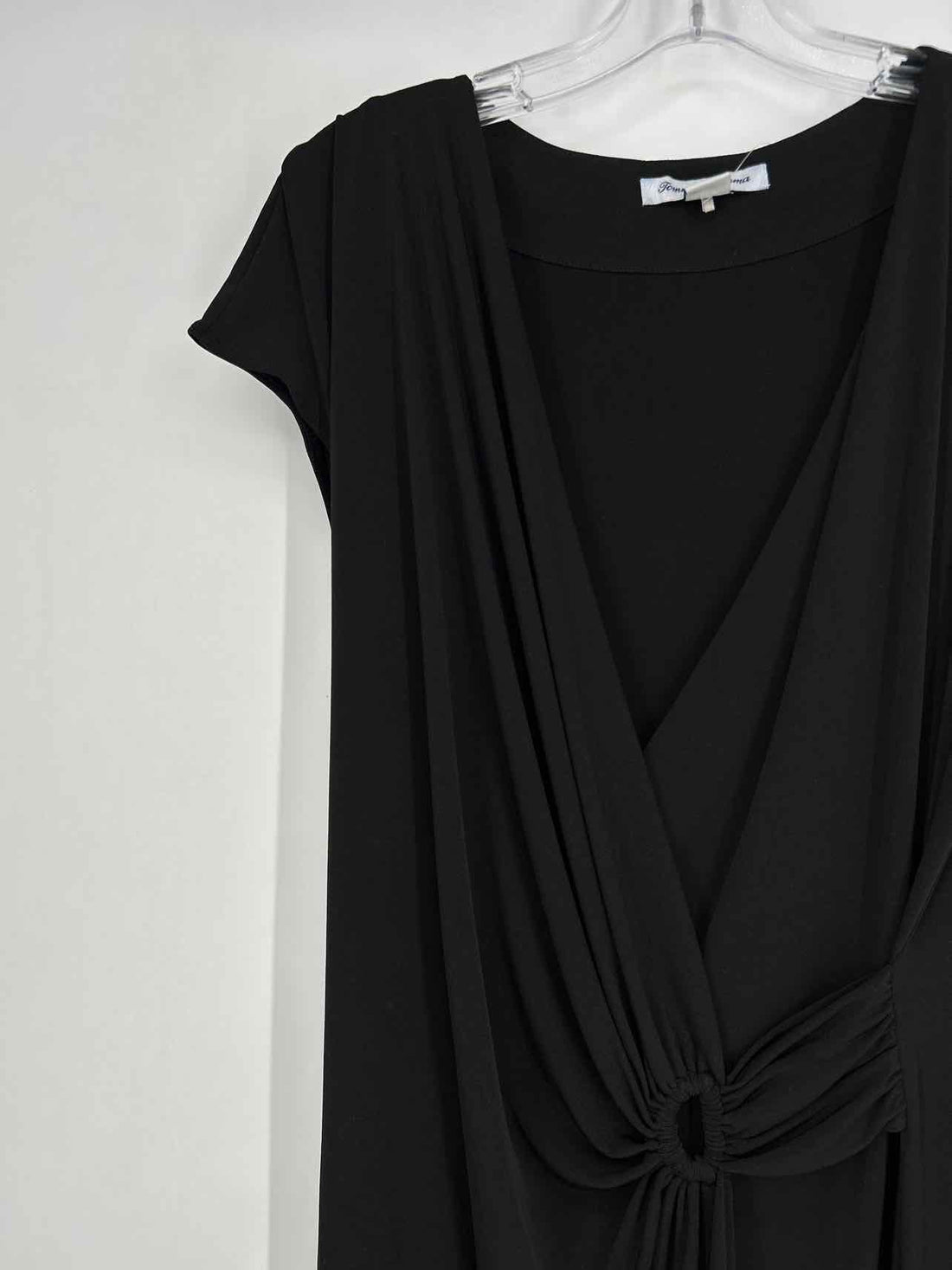 Tommy Bahama Size XL Black Short Sleeve Dress