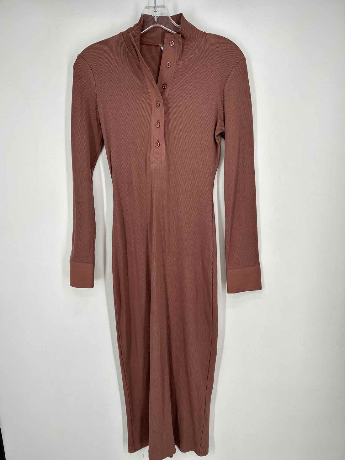 Young Fabulous + Broke Size XS Brown Long Sleeve Dress