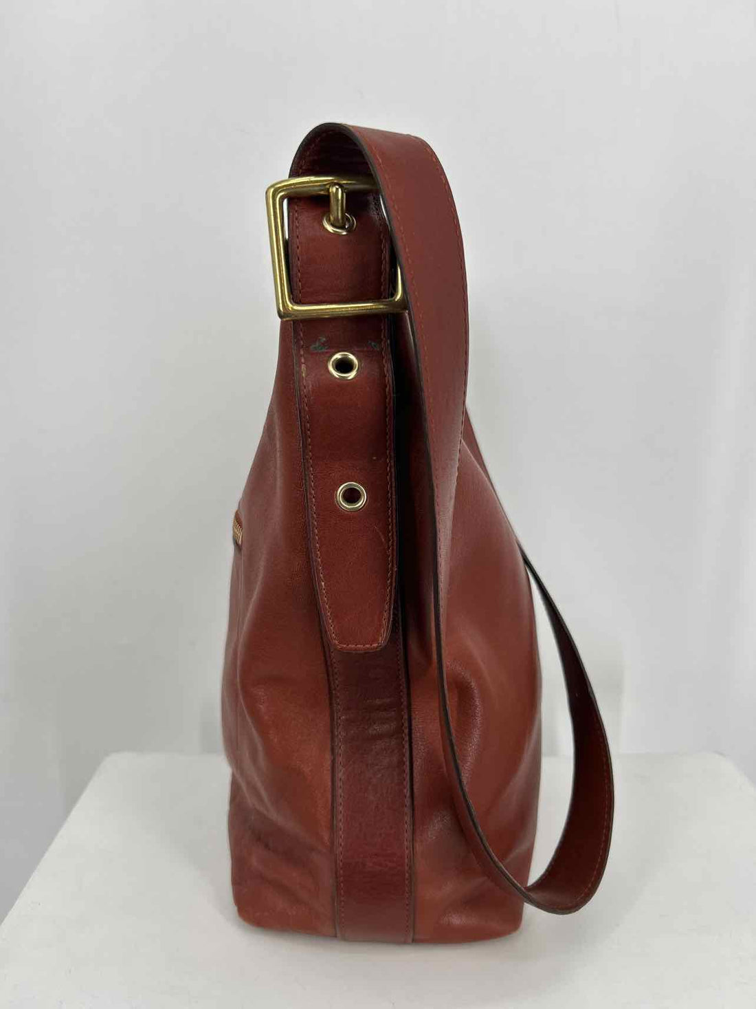 Vintage Coach Brown Genuine Leather XL Hobo