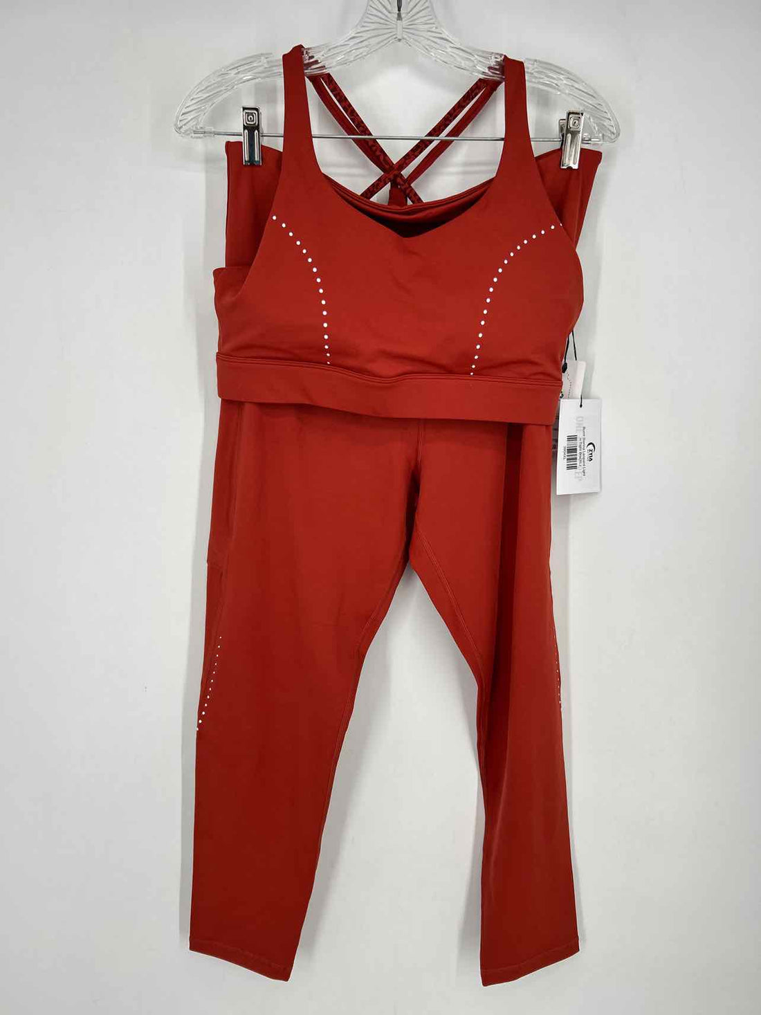 Zyia Active Size L/XL Red Clay NWT Active 2 PC Set