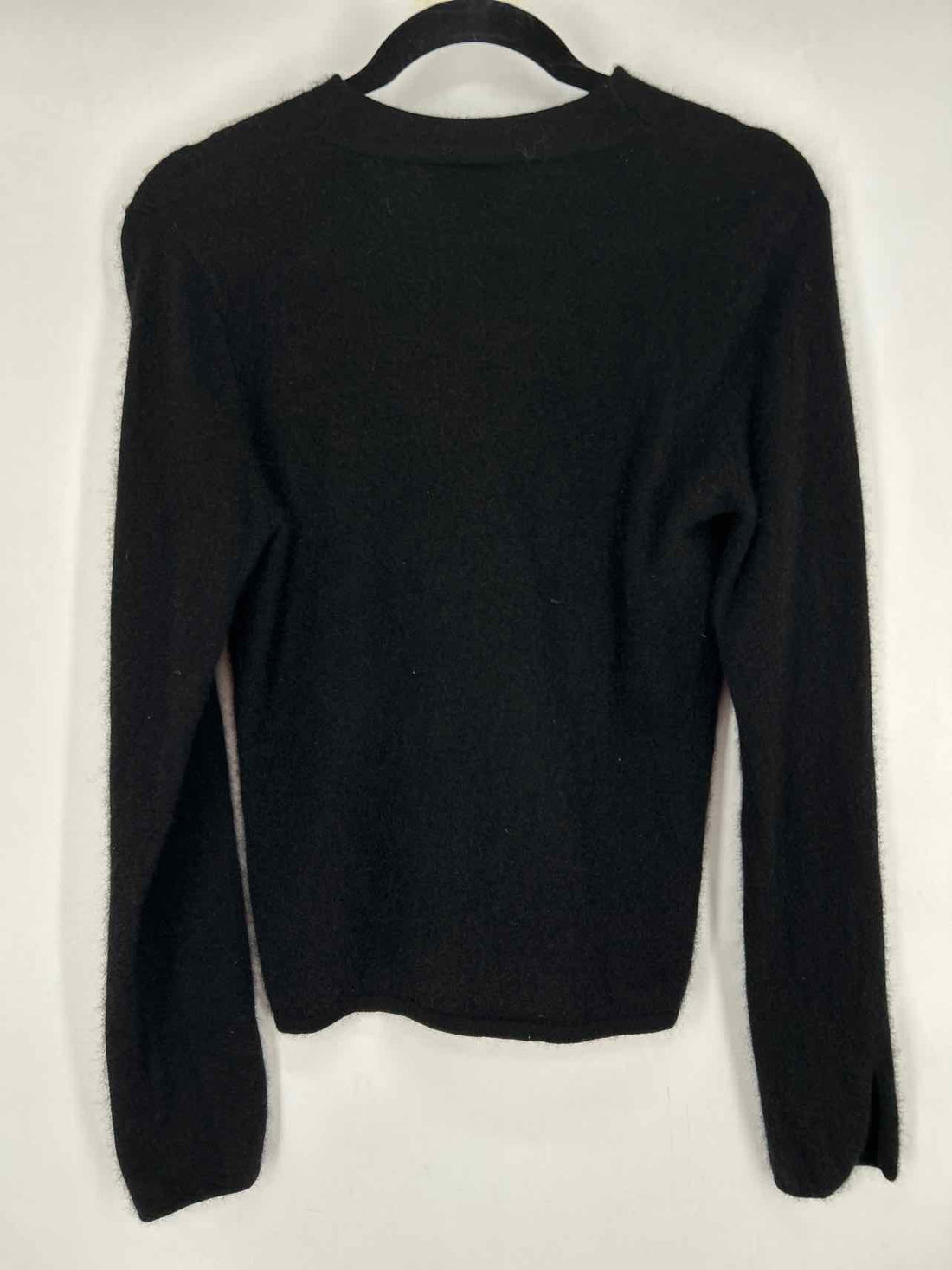 Neiman Marcus Size L Black Cashmere Sweater