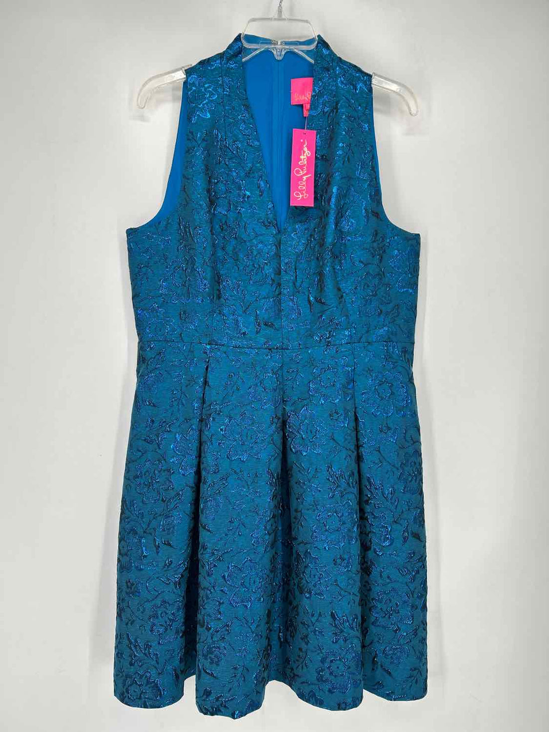 Lilly Pulitzer Size 14 Metallic Aqua NWT Dress