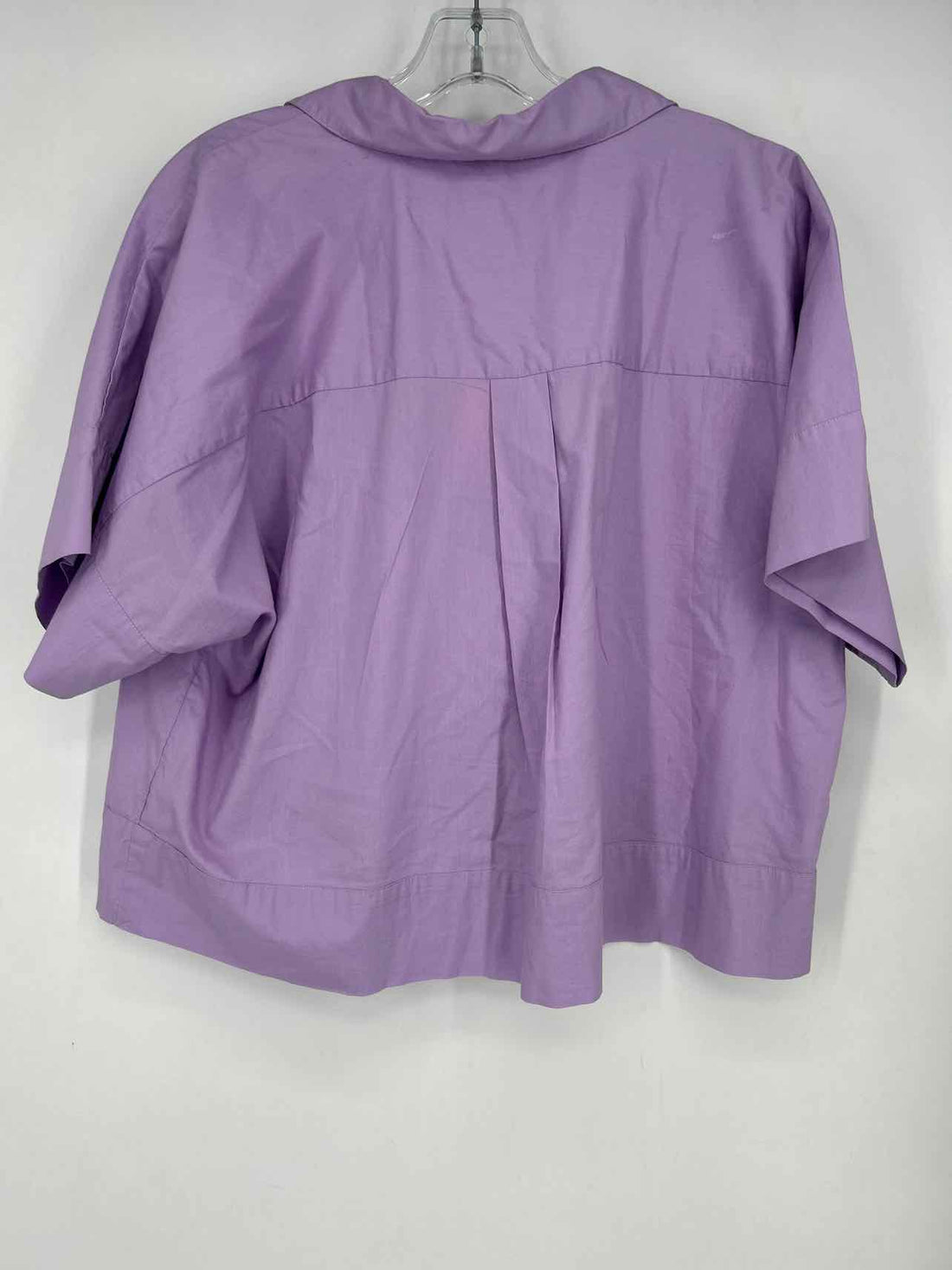 Loft Size L Purple Short Sleeve