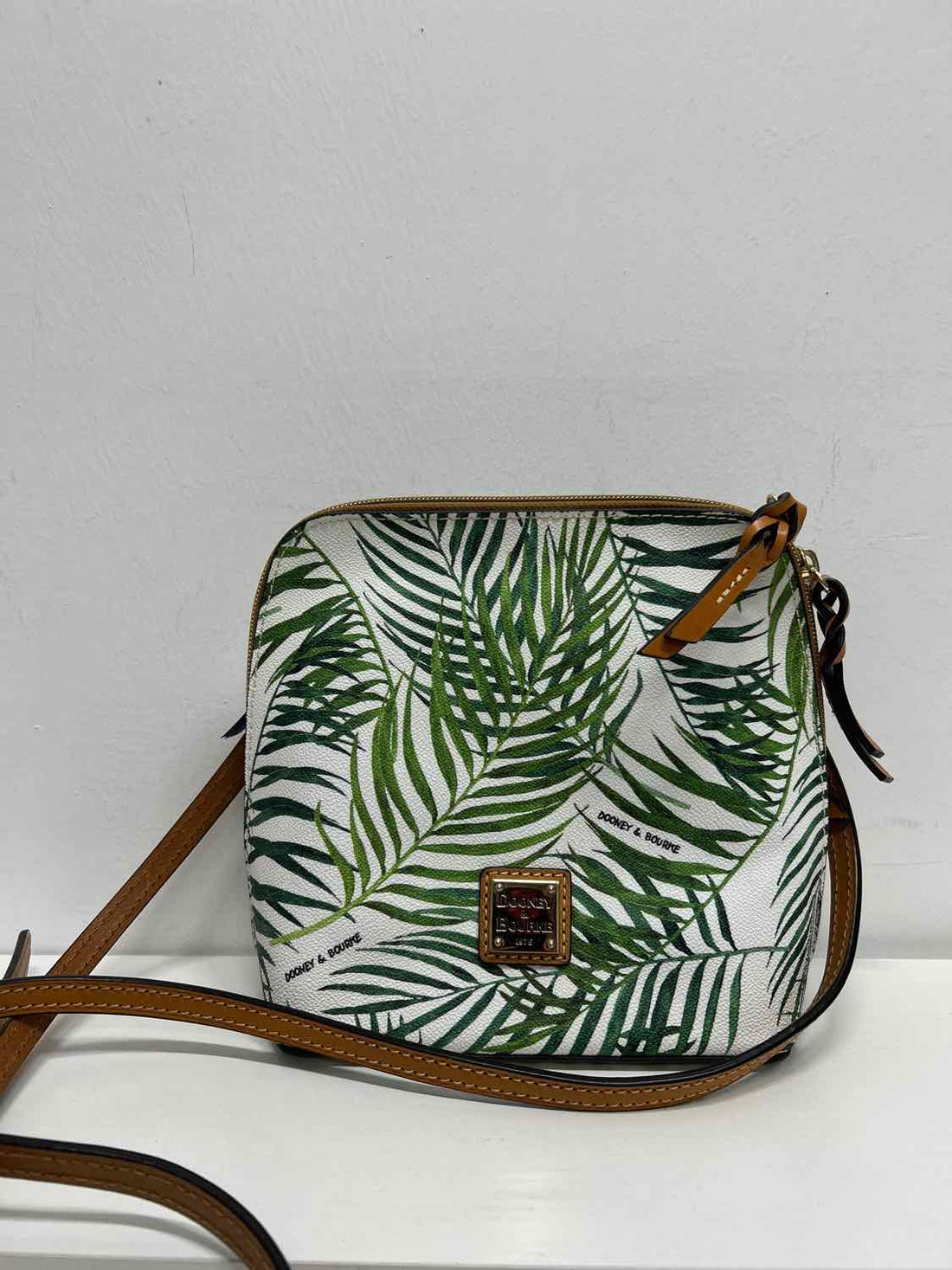 Dooney & Bourke Palm Leaves Leather Crossbody