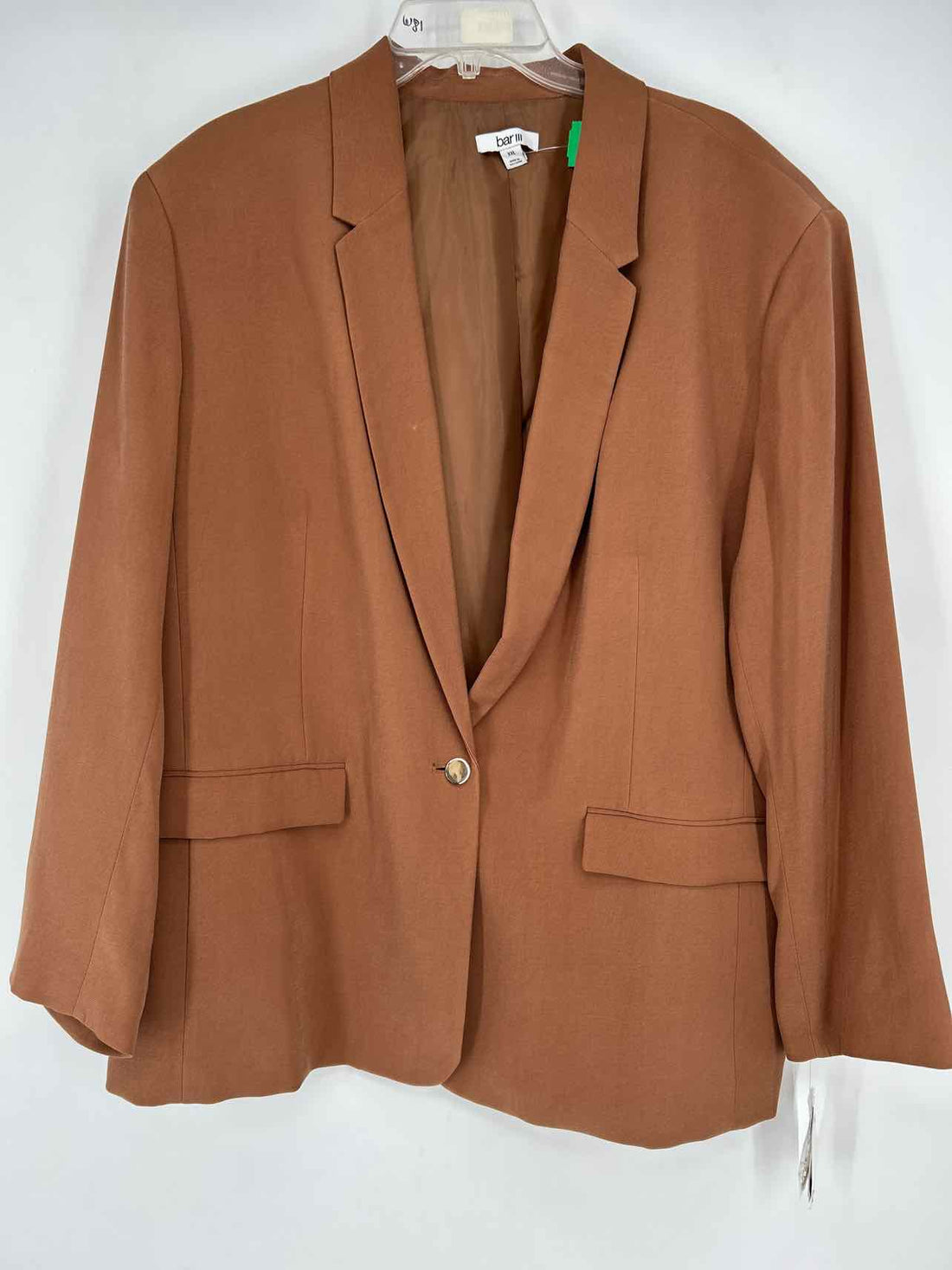 Bar III Size XXL Brown NWT Blazer