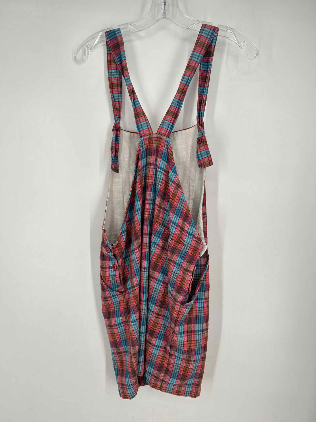 Ace & Jig Size M Pink & Blue Plaid Rompers