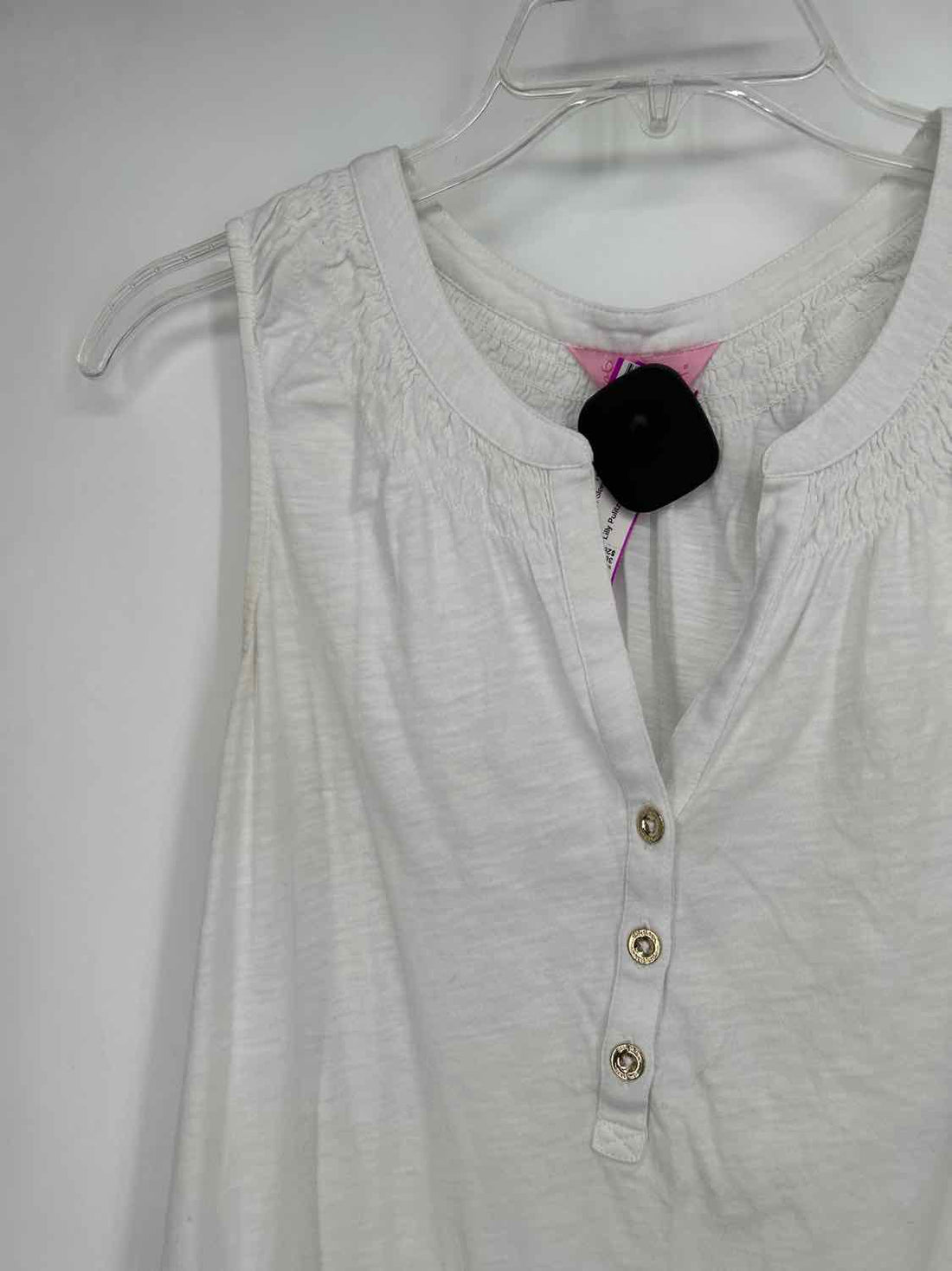 Lilly Pulitzer M White Sleeveless Lilly Pulitzer Top