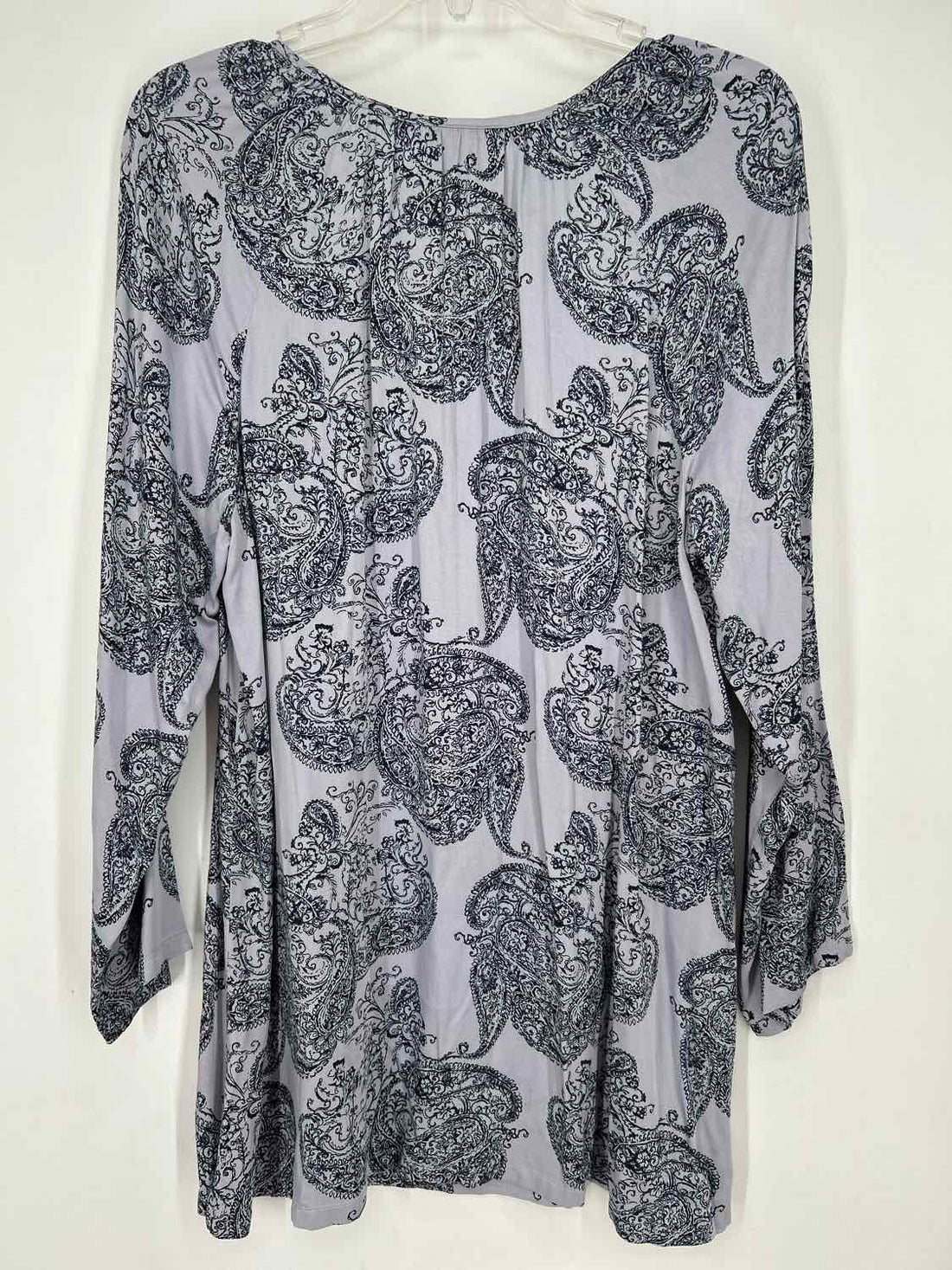 Pure Jill Size M Purple & Navy Print NWT Long Sleeve