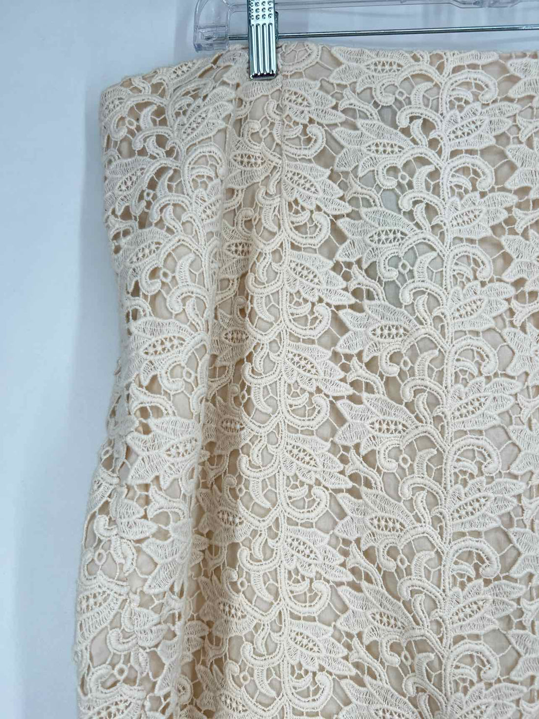 Talbots Size 20W Cream Lace Skirt