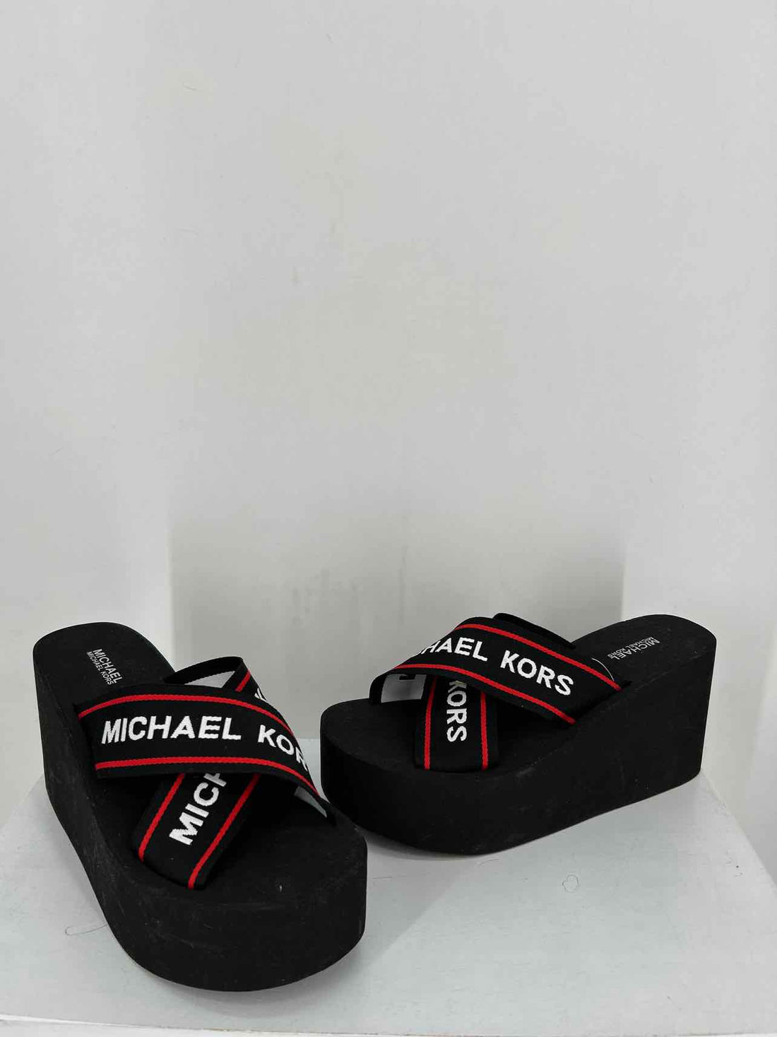 Michael Kors Women Size 8 Black Wedges