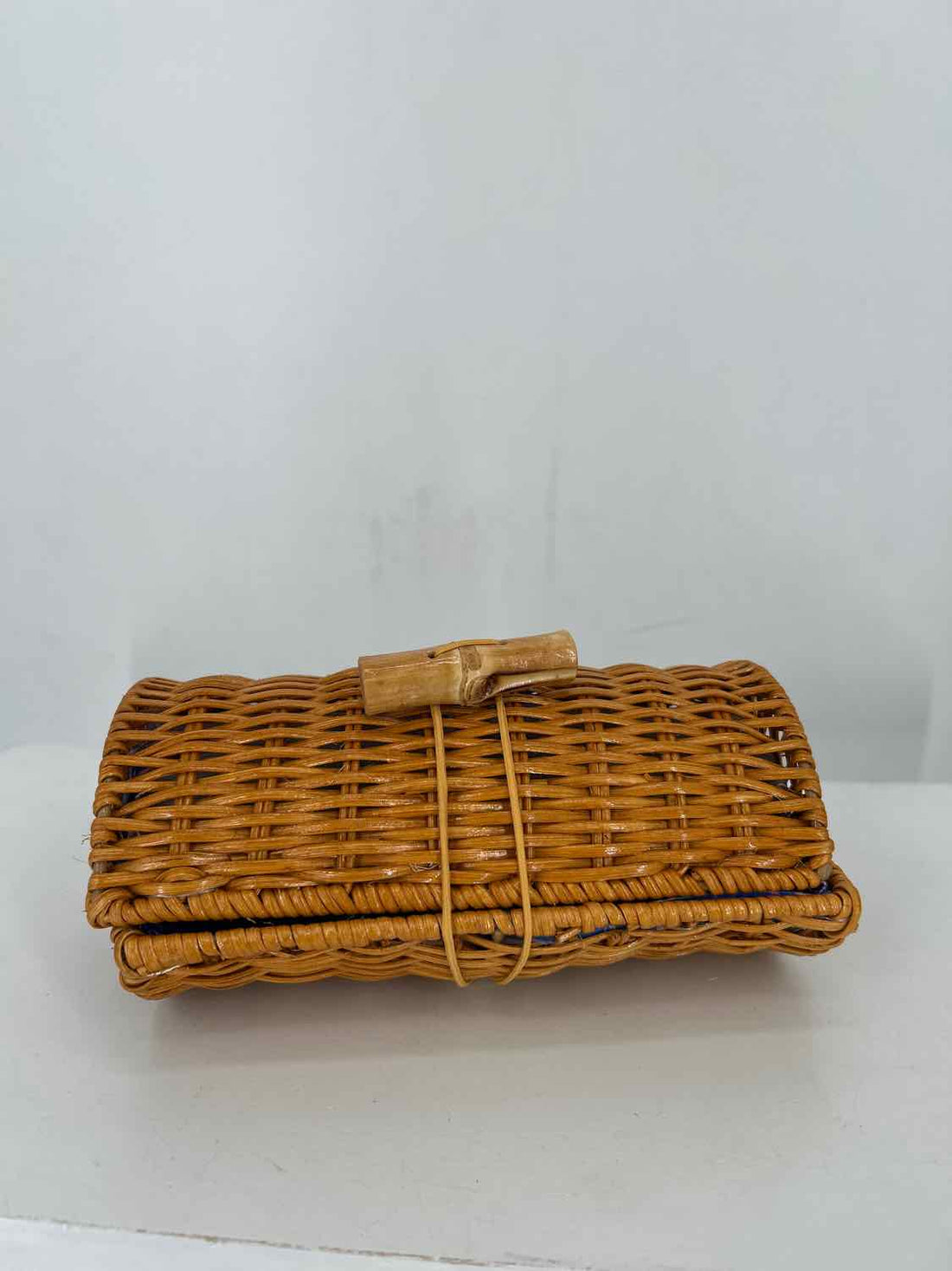 Lilly Pulitzer Wicker Rattan Pre Owned Clutch