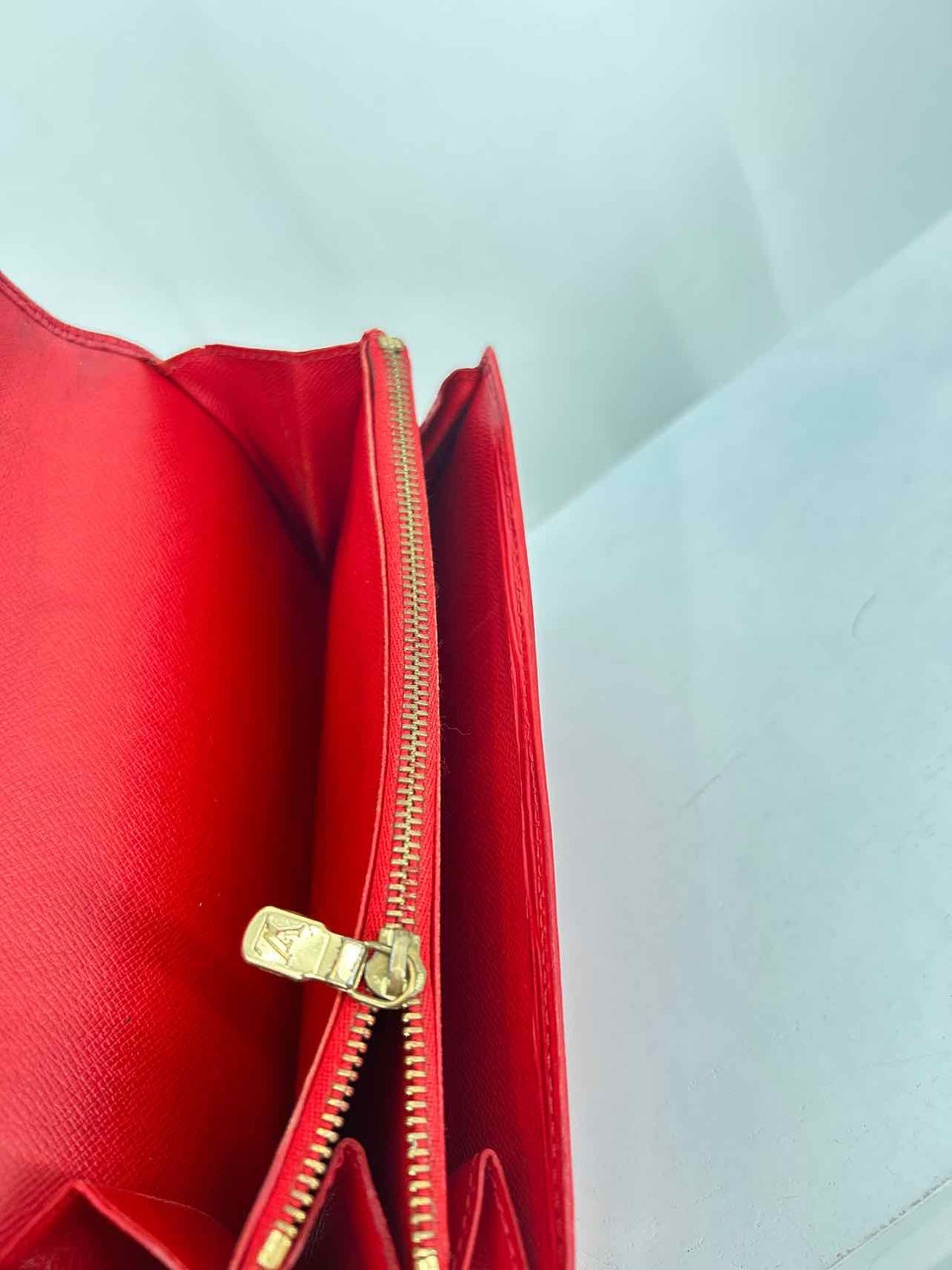 Louis Vuitton Red Epi Epi Leather As Is Wallet