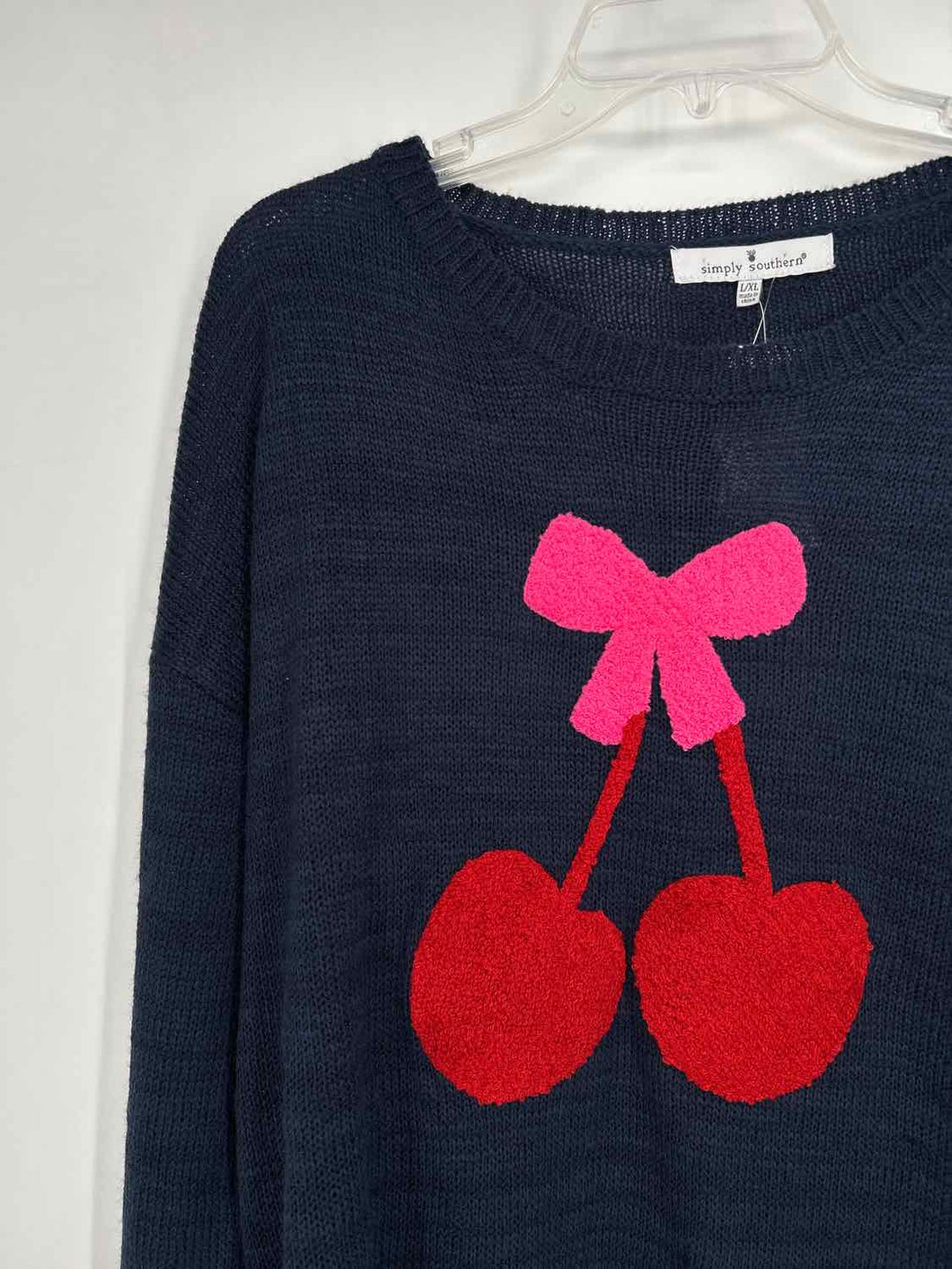 Simply Southern Size L/XL Navy NWT Sweater