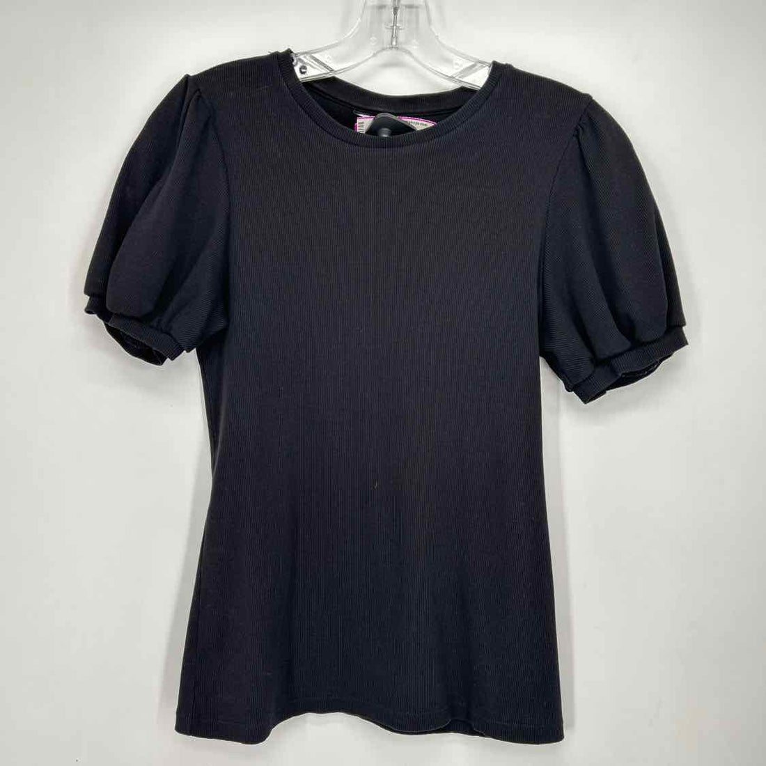 Saint + Sofia Size 10 Black Short Sleeve