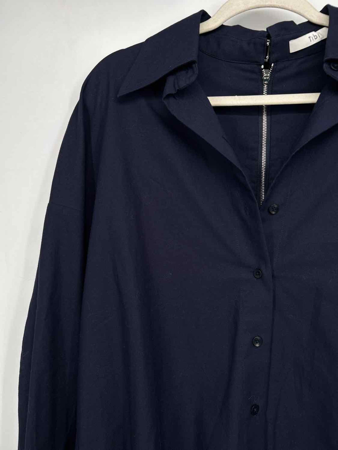 Tibi Size M Navy Long Sleeve