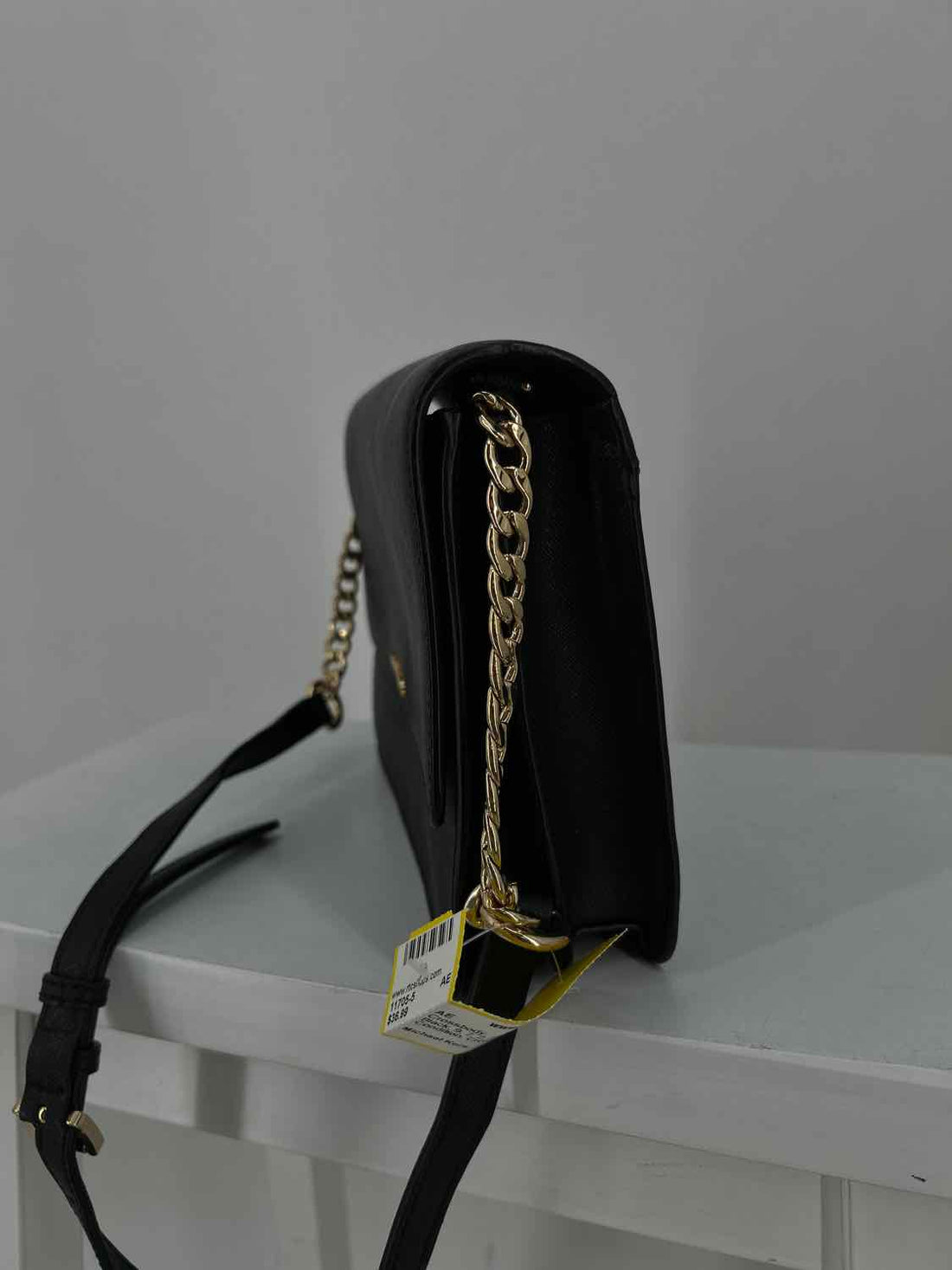 Michael Kors Black Saffiano Leather Excellent Condition Crossbody