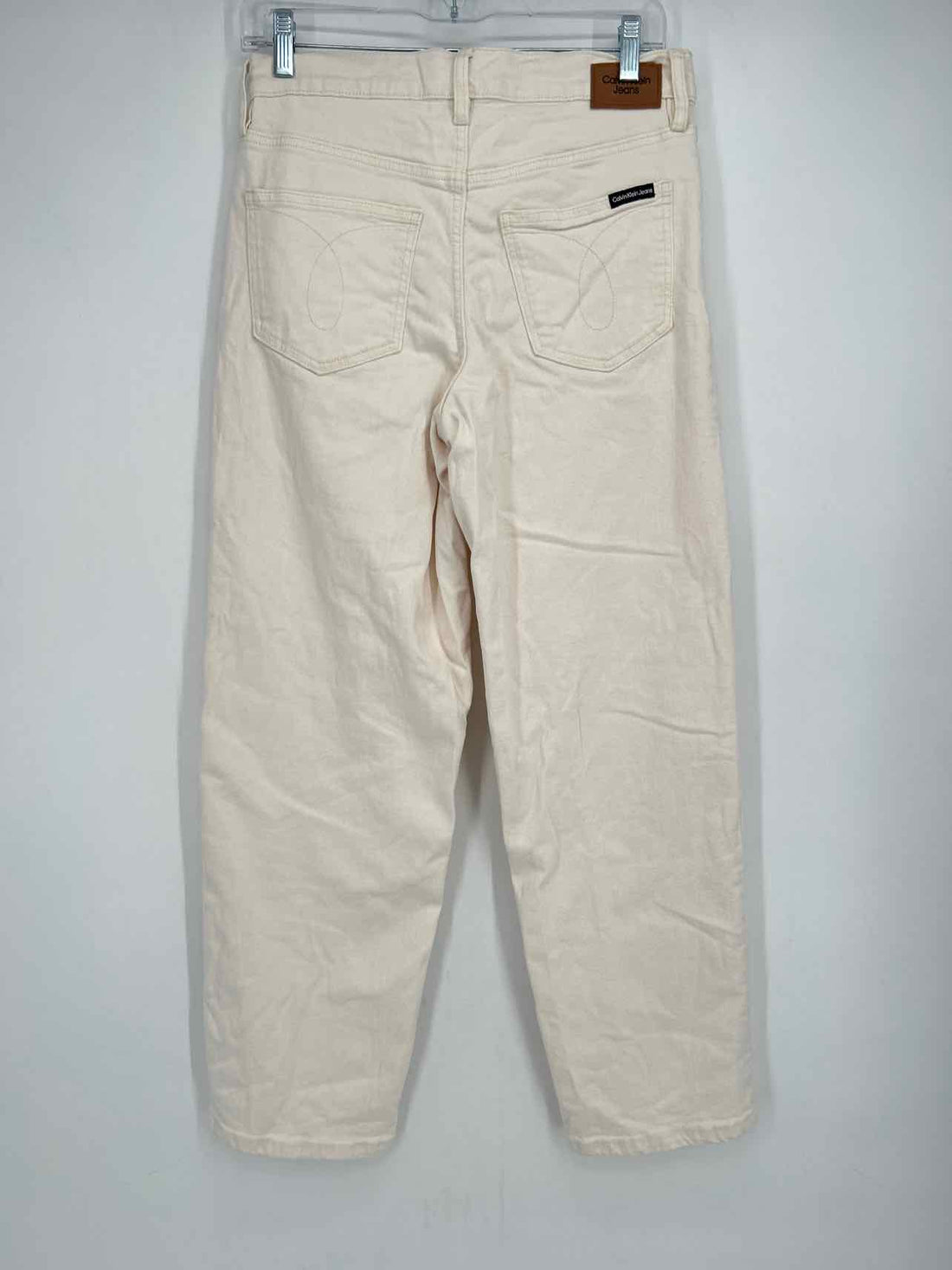 Calvin Klein Size 2 Ivory Jeans