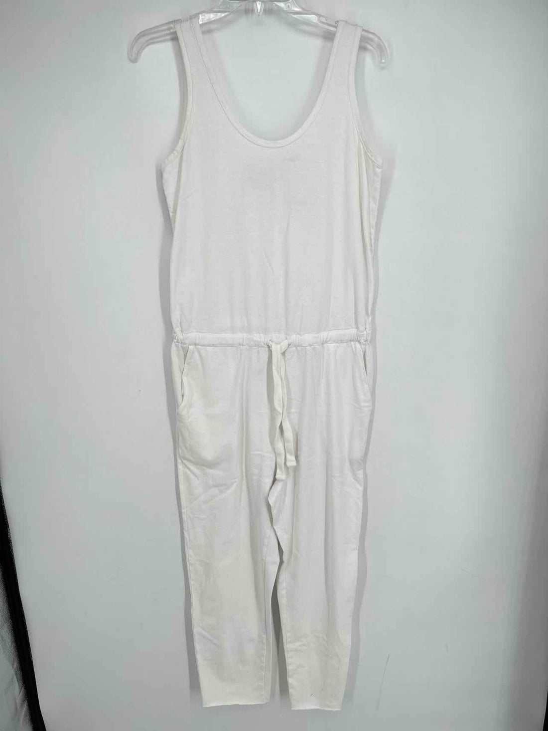 Frank & Eileen Size S White Sleeveless Jumpsuit