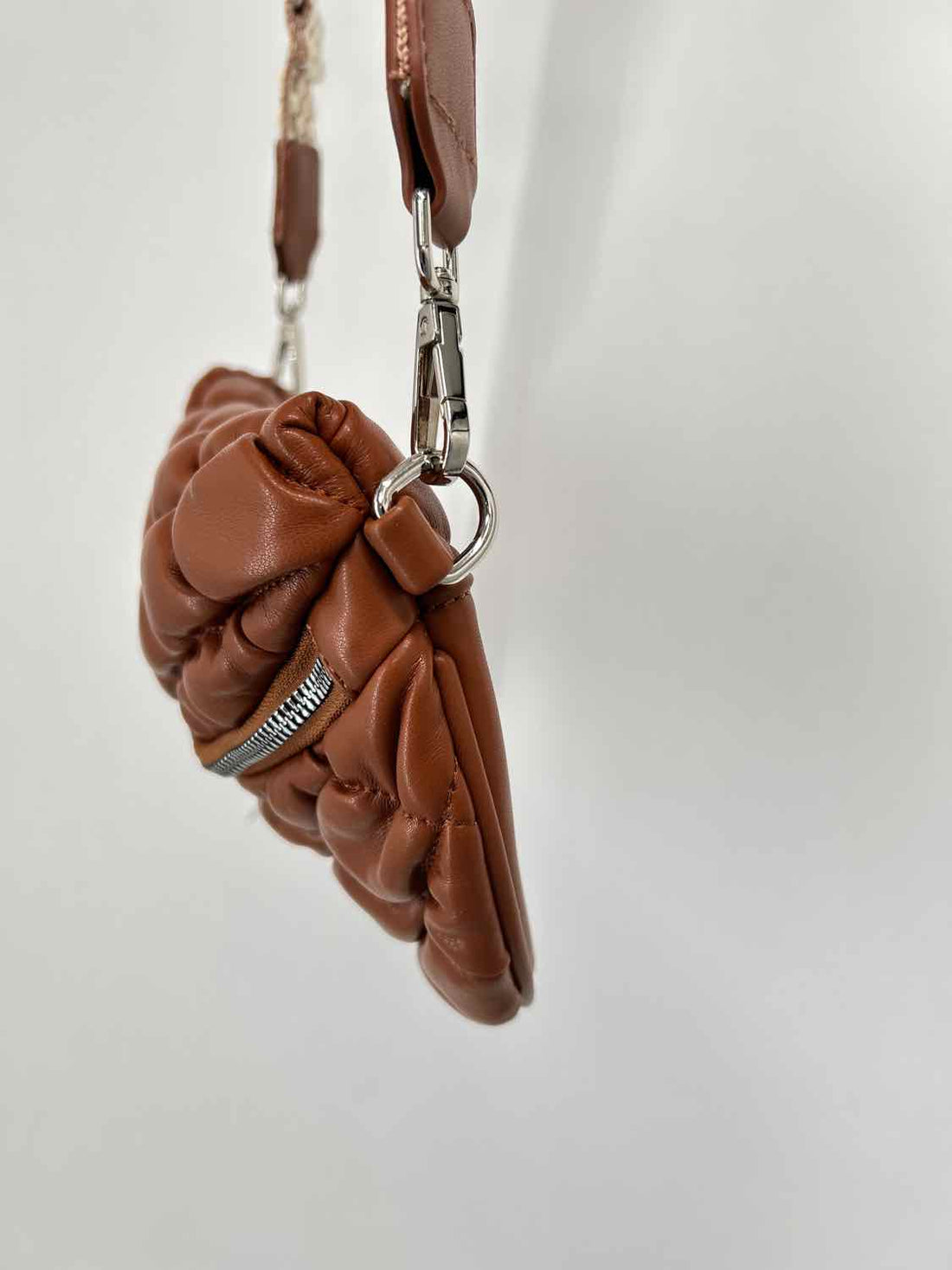 Eslcorri Brown Faux Leather NWT Crossbody