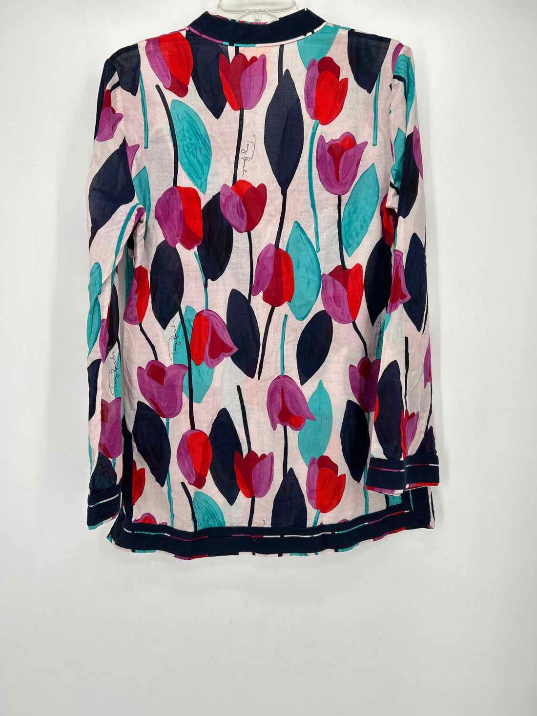 Tory burch Size 10 Tulip Print Long Sleeve