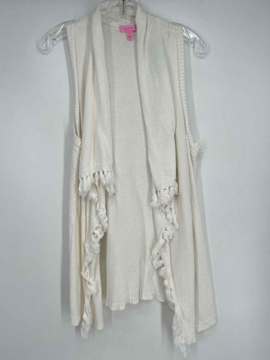 Lilly Pulitzer Size M White Knit Vest