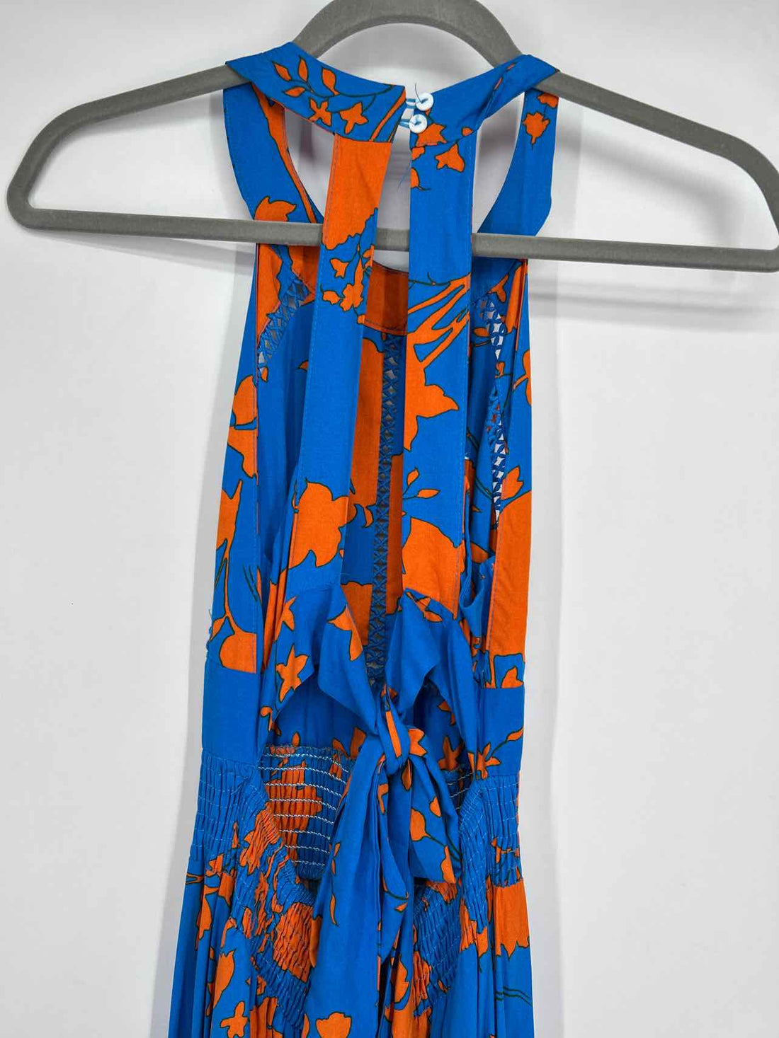 Able The Label Size S Blue & Orange Print NWT Dress