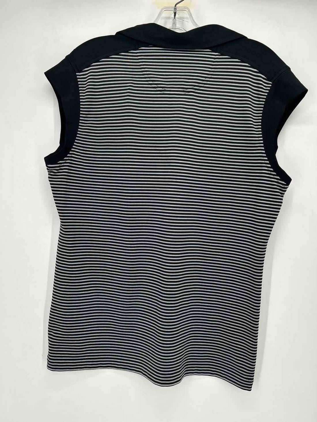 Kate Lord Size L Navy & White Striped Active Tops