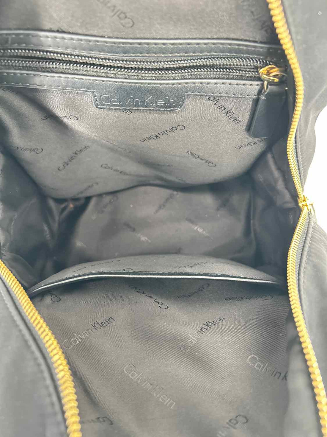 Calvin Klein Black Nylon Small Backpack
