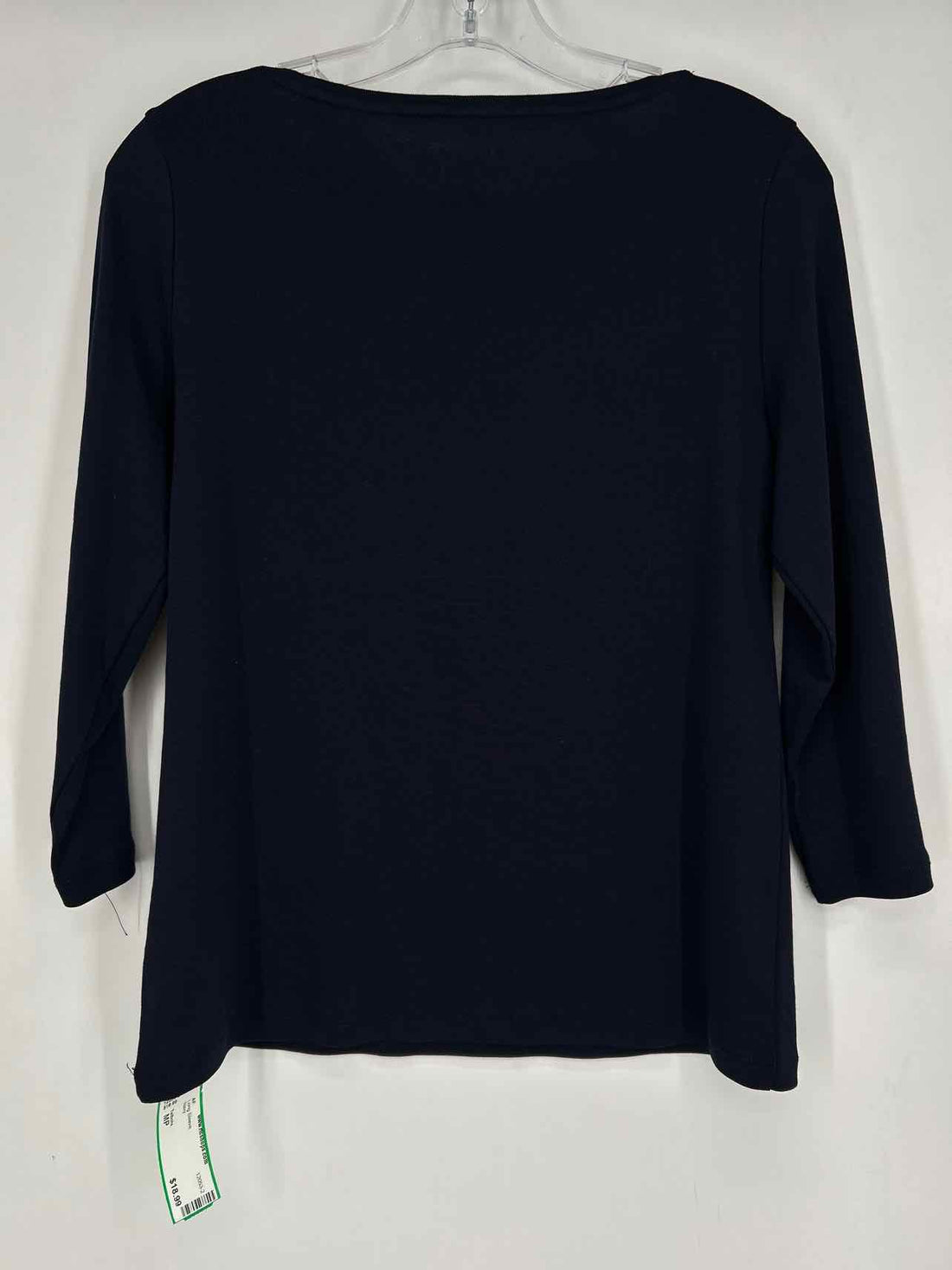 Talbots Size MP Navy Long Sleeve